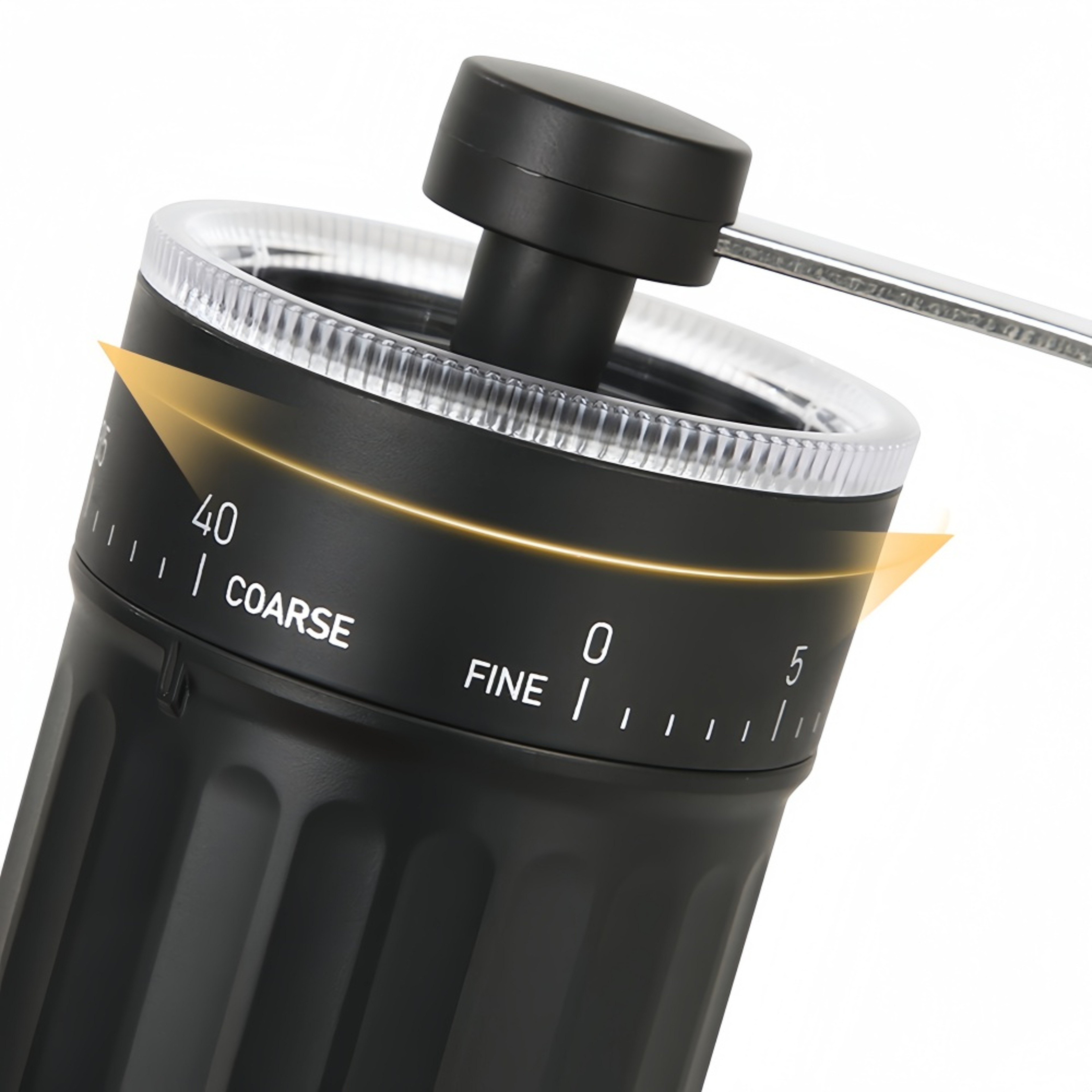 Precision Manual Coffee Grinder with Adjustable Settings & Ceramic Burr Core – view 4