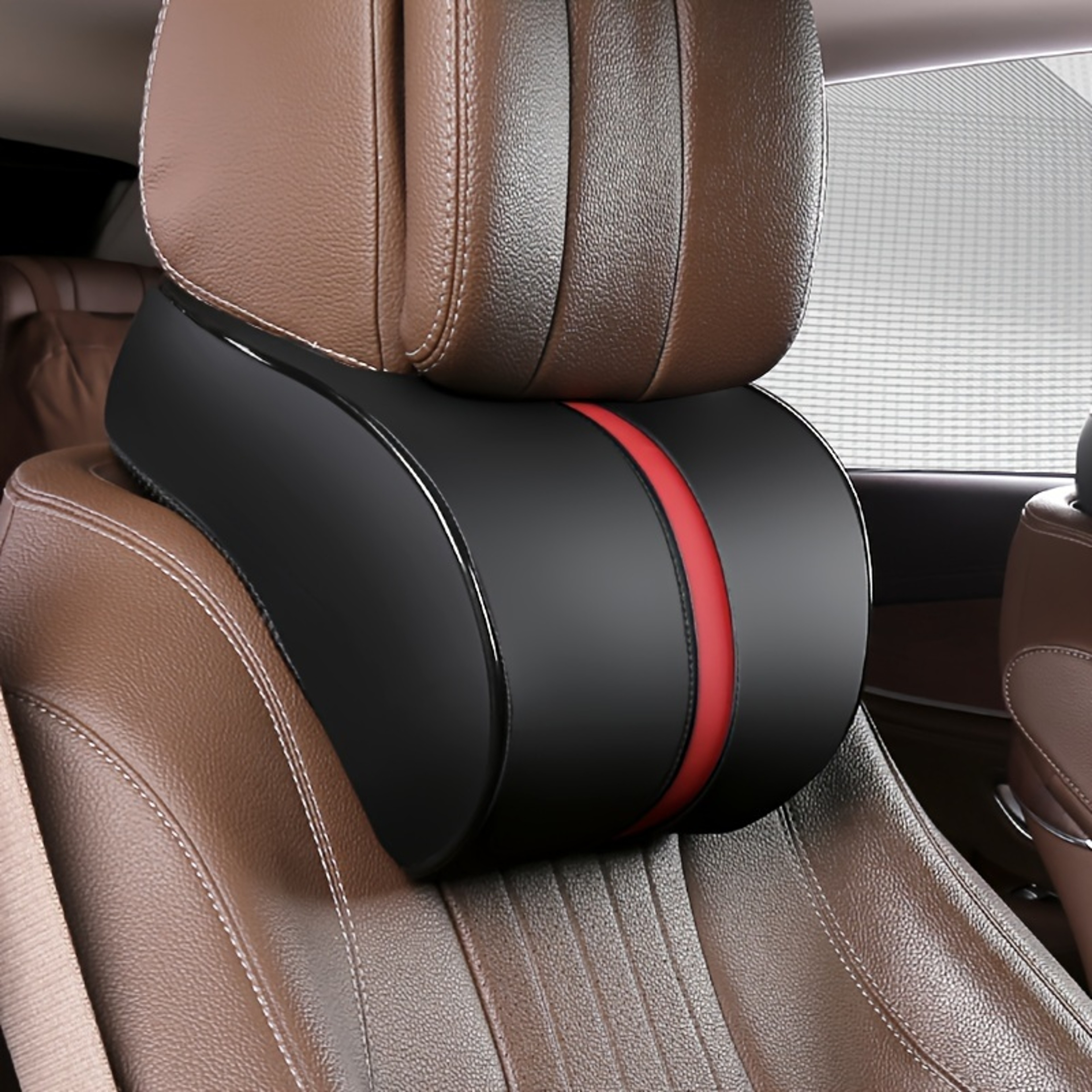 Ergonomic Memory Foam Car Headrest Pillow for Neck Support and Travel Comfort – view 9