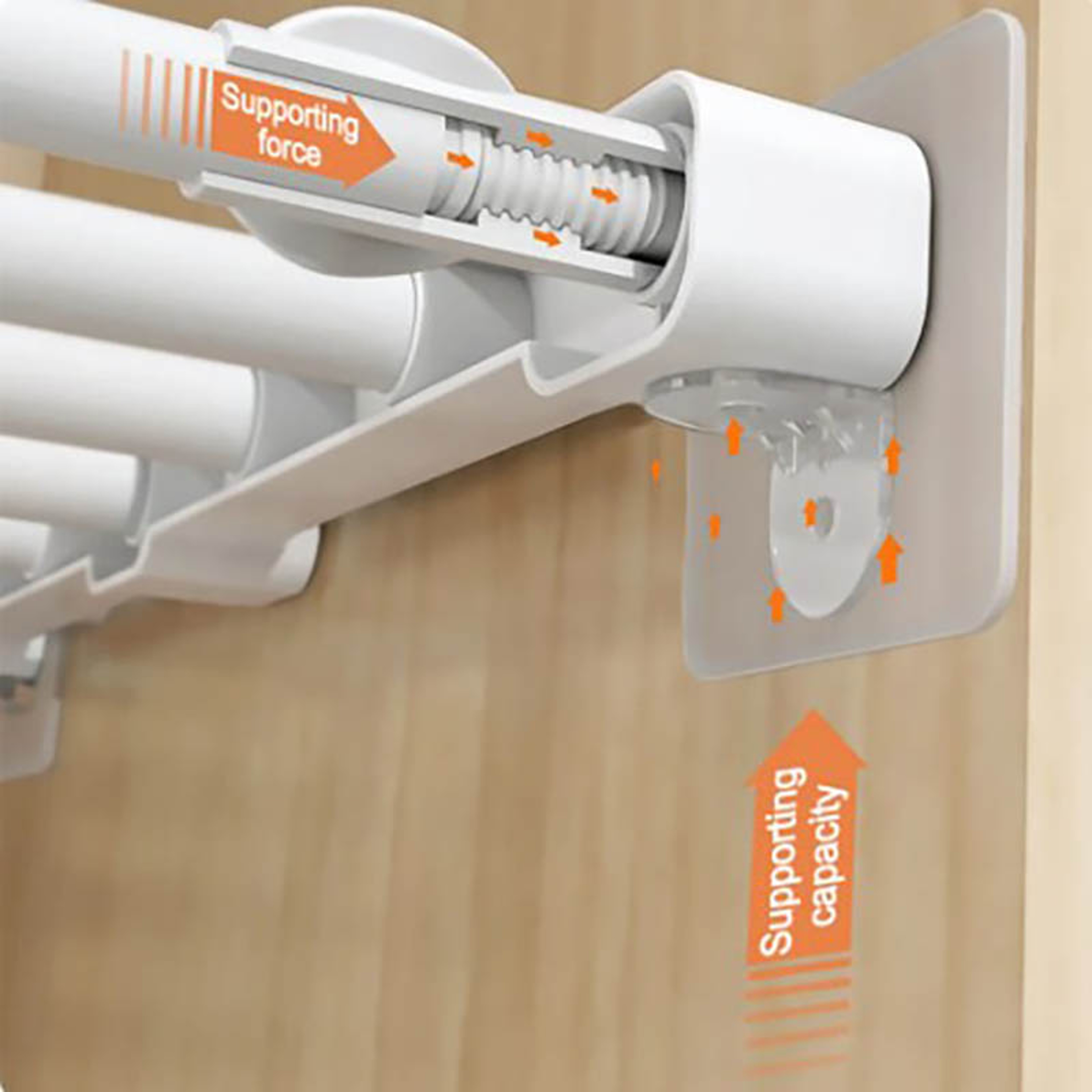 Adjustable Shelf Support Clips Non Marking Cabinet Divider Brackets For Wardrobe And Kitchen Storag 1