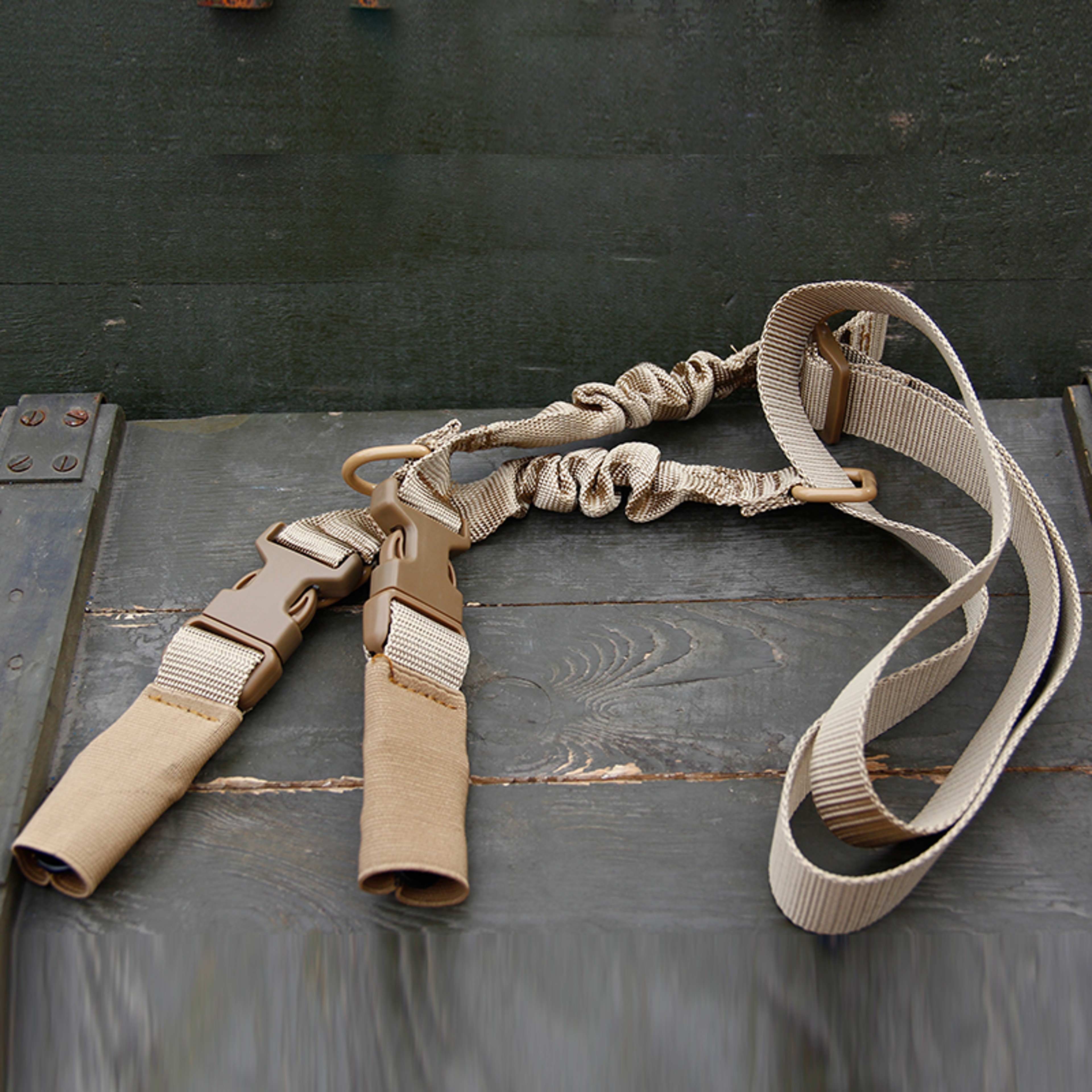 Adjustable Point Tactical Gun Sling with Bungee Support for Rifle Hunting & Airsoft – view 5
