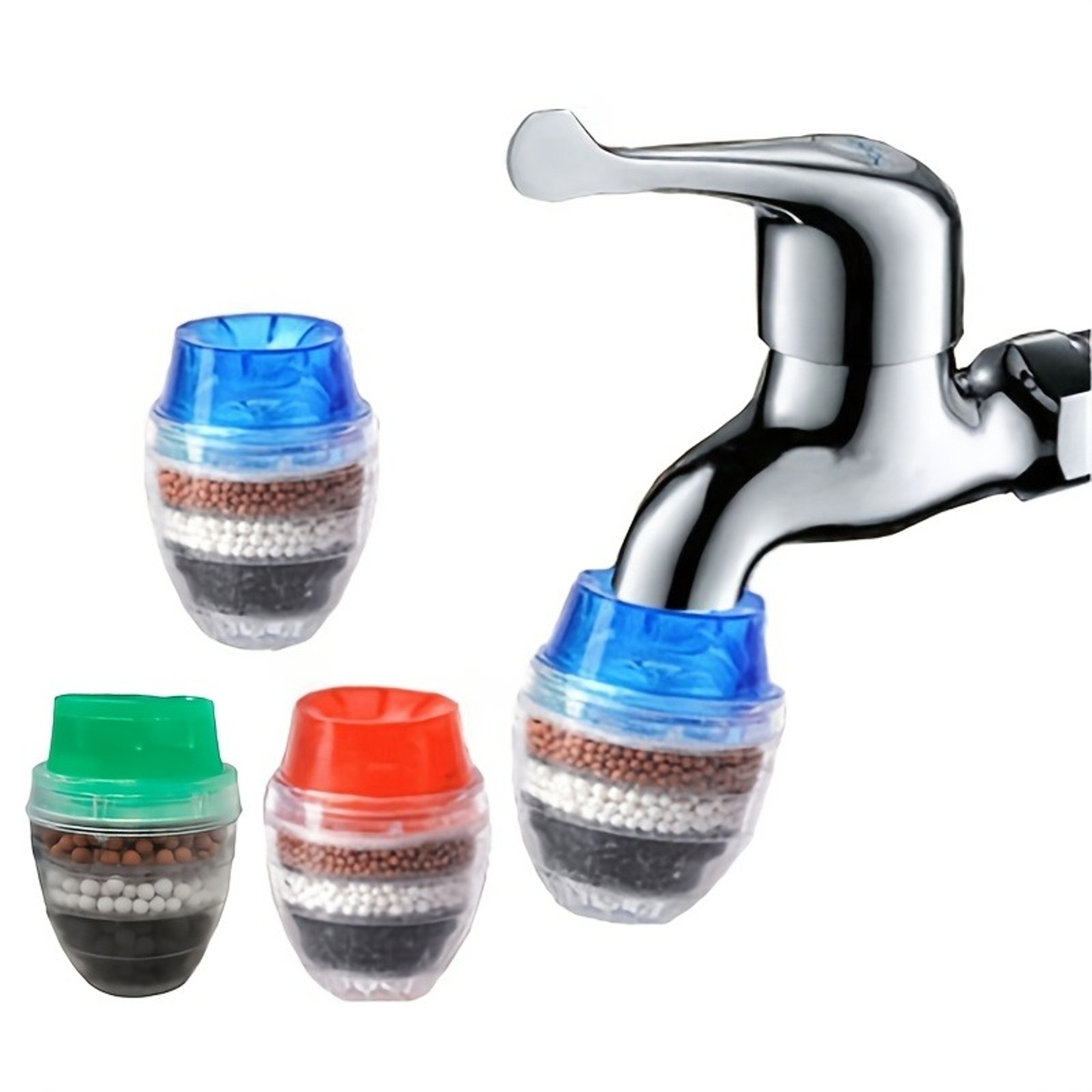 Activated Carbon Faucet Water Filter Set for Clean Drinking Water Pack – view 5