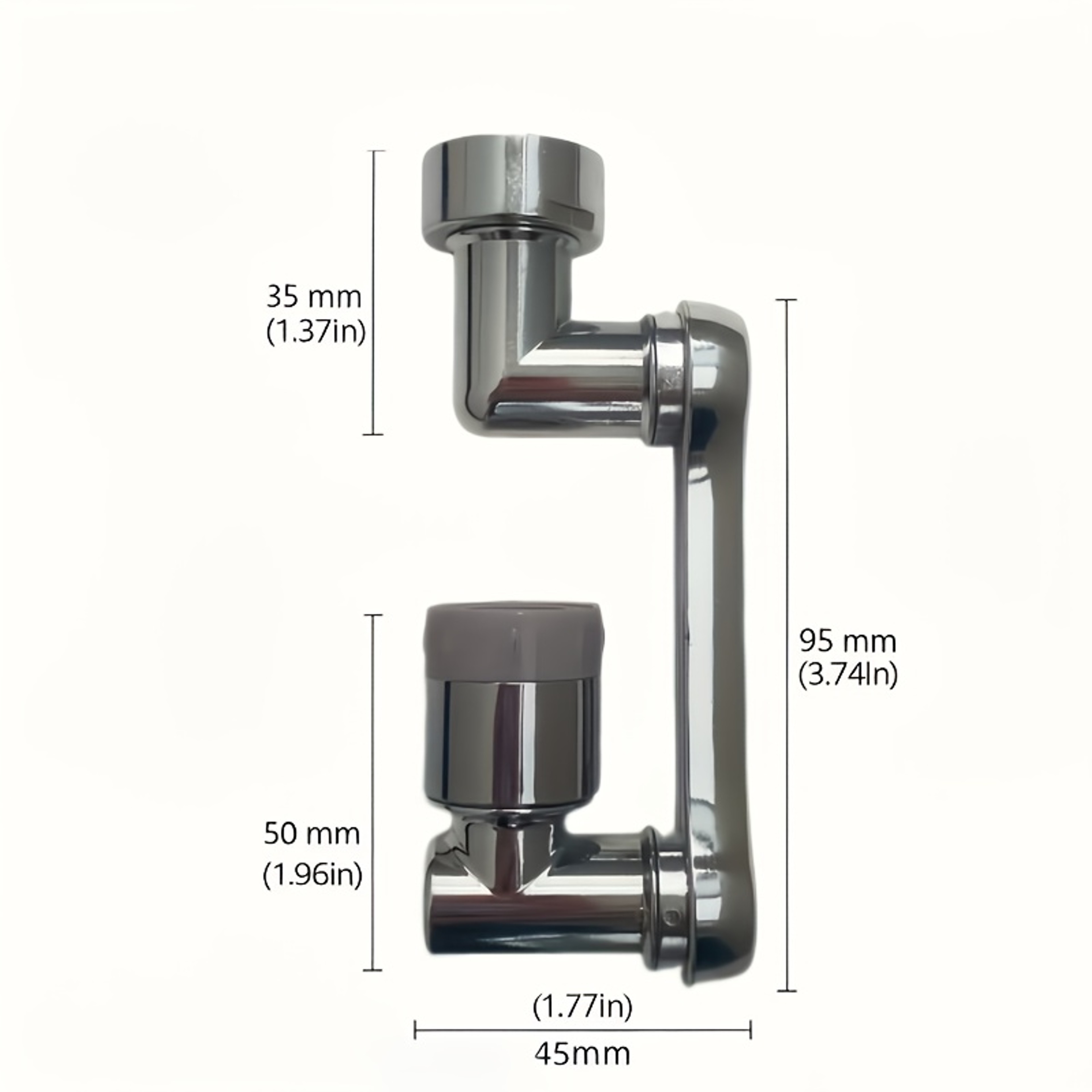 Rotating Faucet Extender with Flexible Arm Kitchen Sink Sprayer – view 3