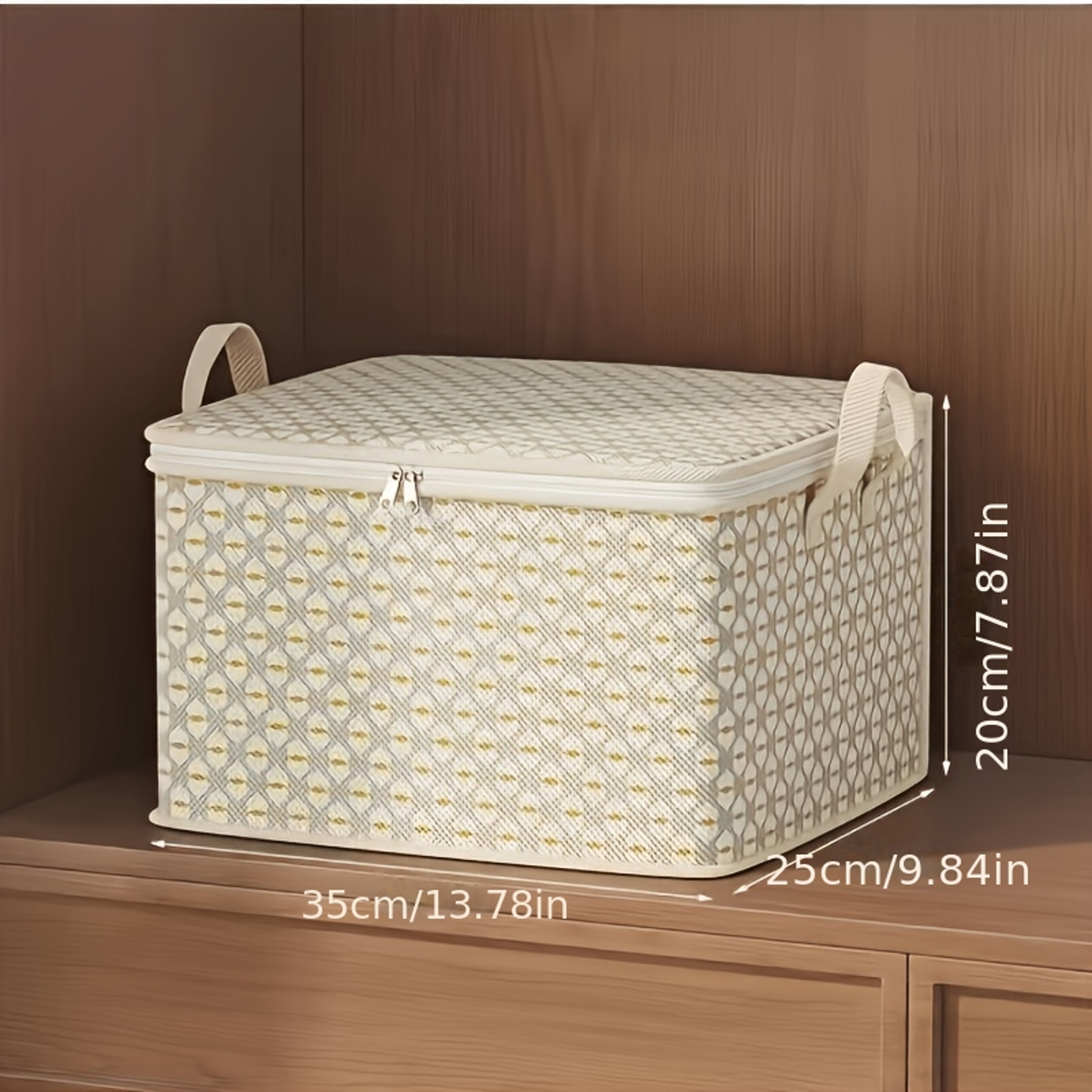 Extra Large Heavy Duty Large Storage Bag with Zipper Dustproof Clothes & Bedding Organizer – view 6