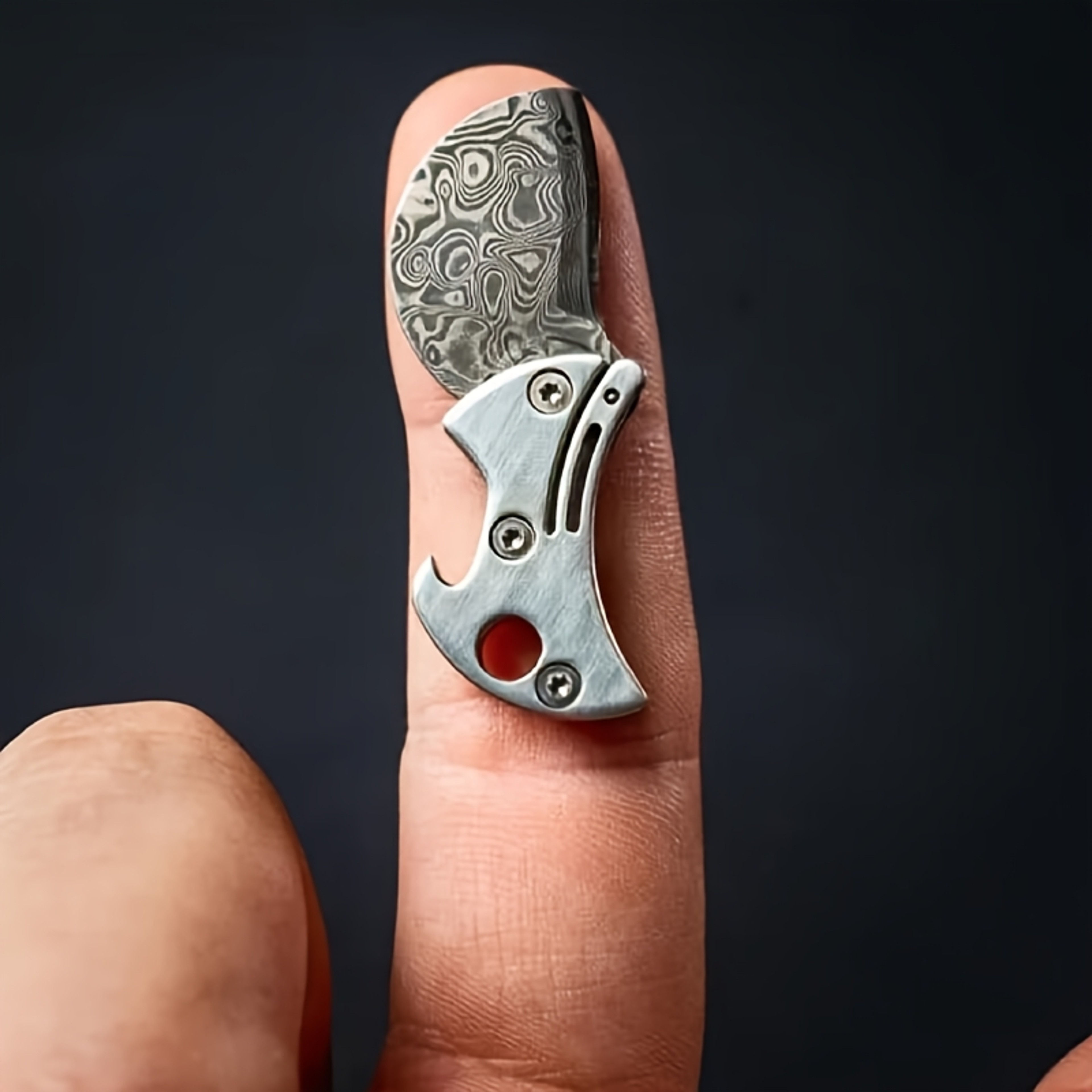 Titanium Keychain Tool Mini Bottle Opener & Compact Cutter for Everyday EDC – view 3