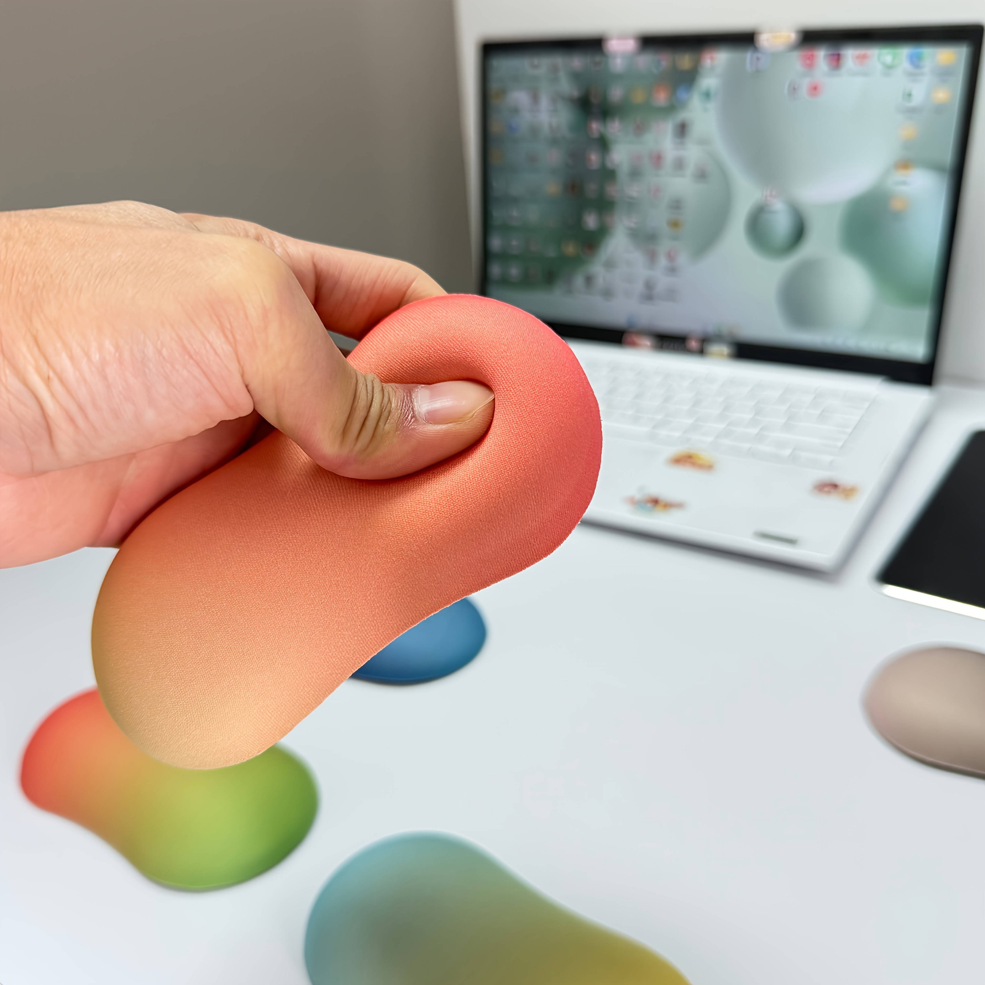 Ergonomic Memory Foam Wrist Rest Pad for Mouse Support and Carpal Tunnel Relief – view 3