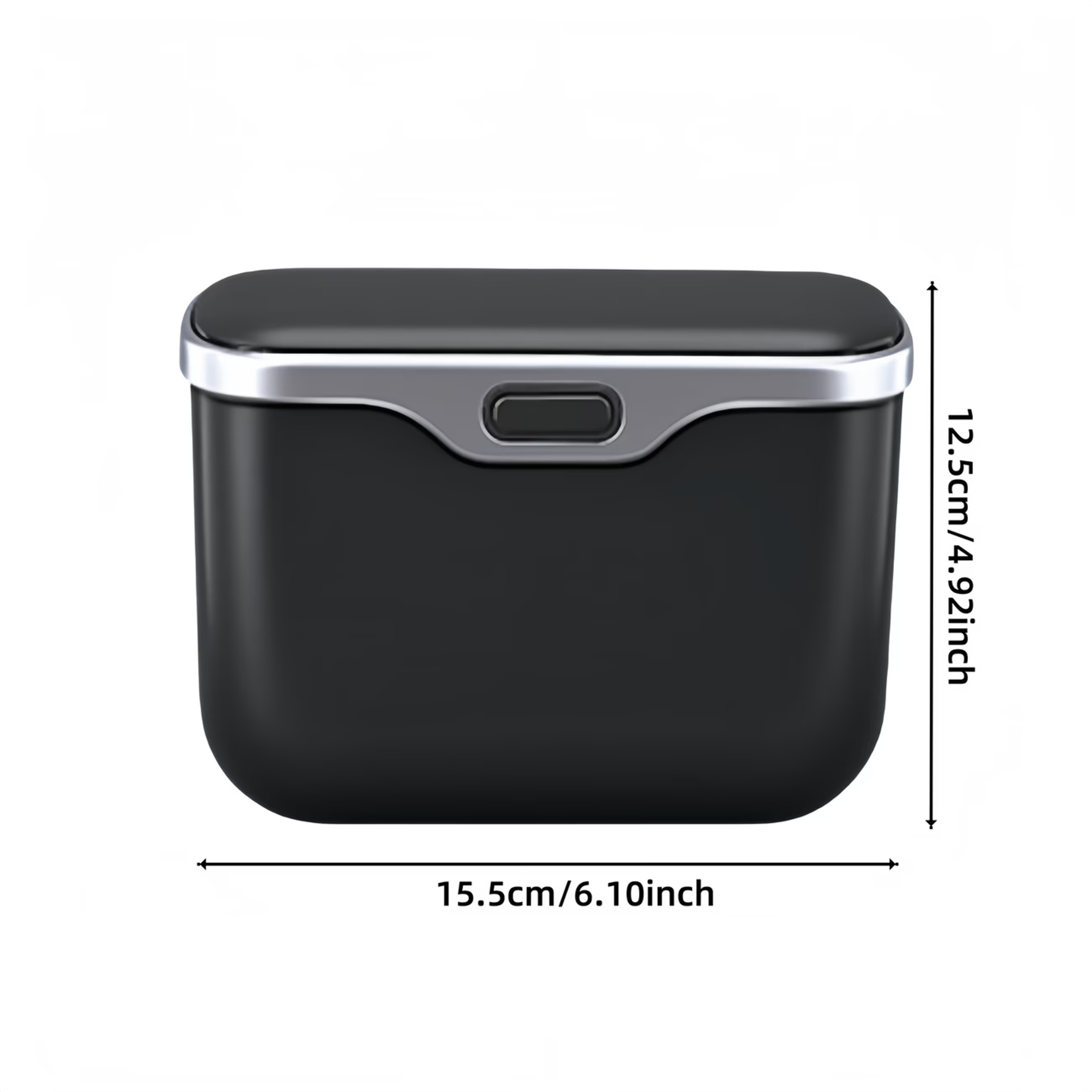 Premium Car Trash Can Portable Car Garbage Bin Leakproof Auto Organizer 4