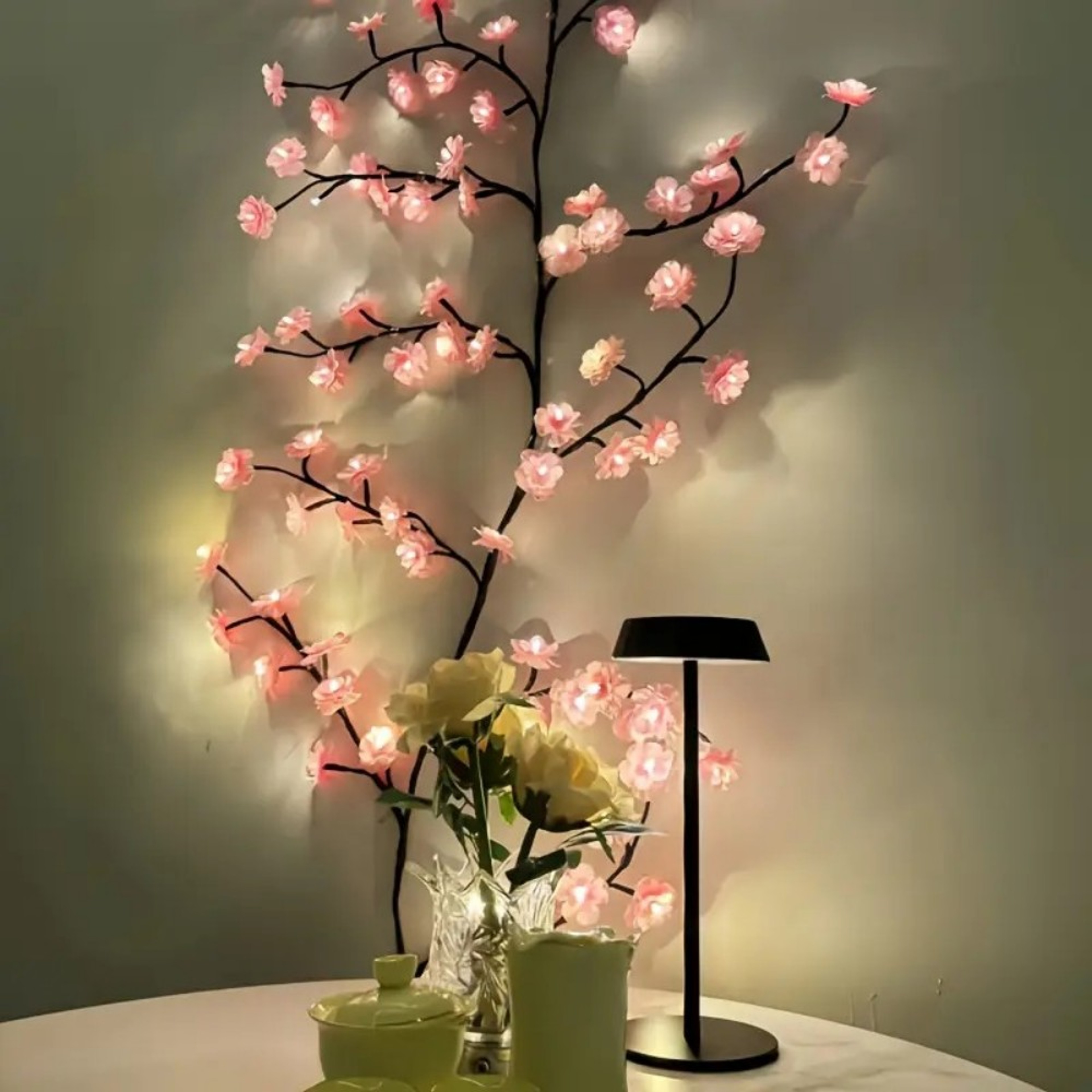 Cherry Blossom Vine Lights USB LED Branch Lights for Bedroom Decor – view 3