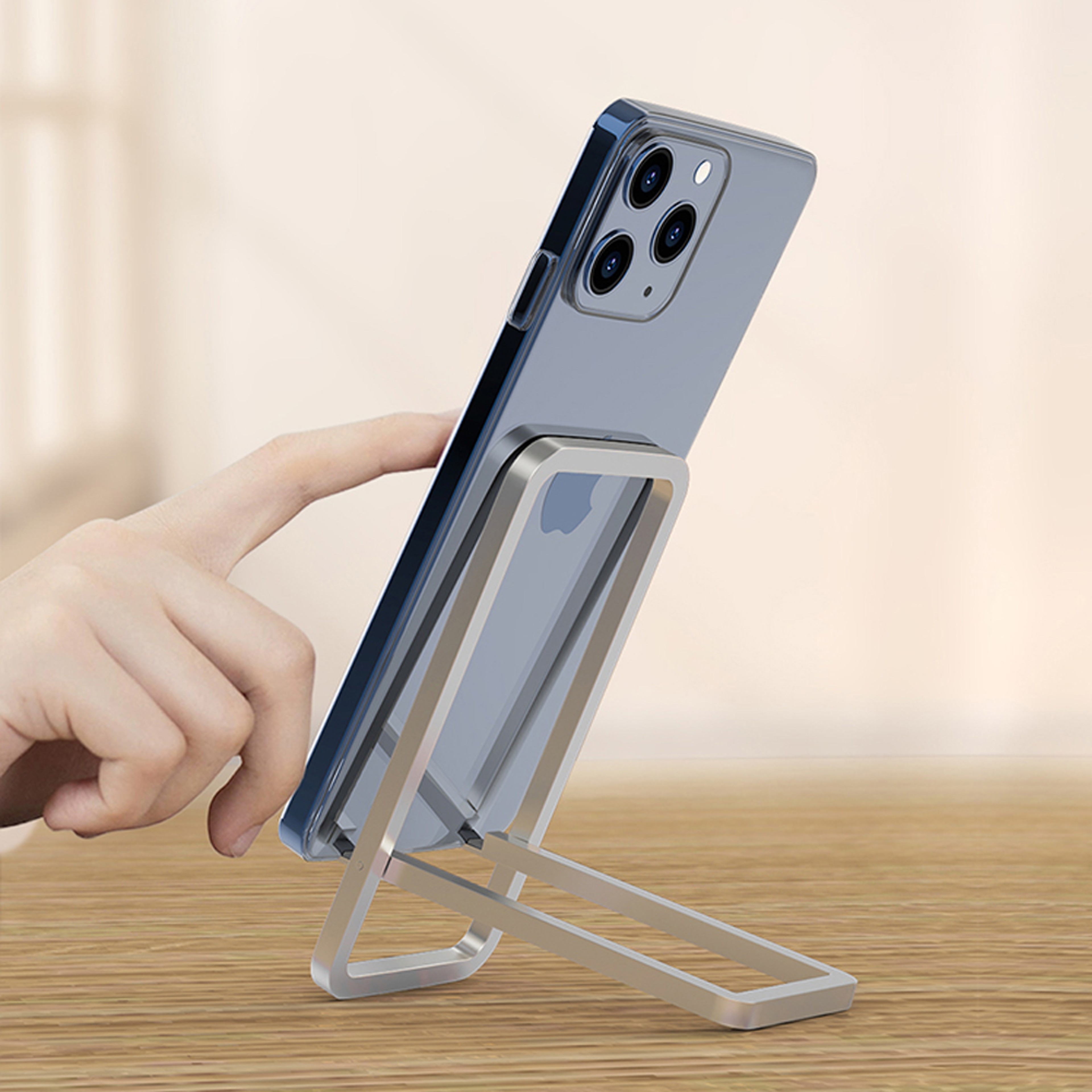 Adjustable Mobile Phone Stand Foldable Desktop Holder & Smartphone Support – view 1