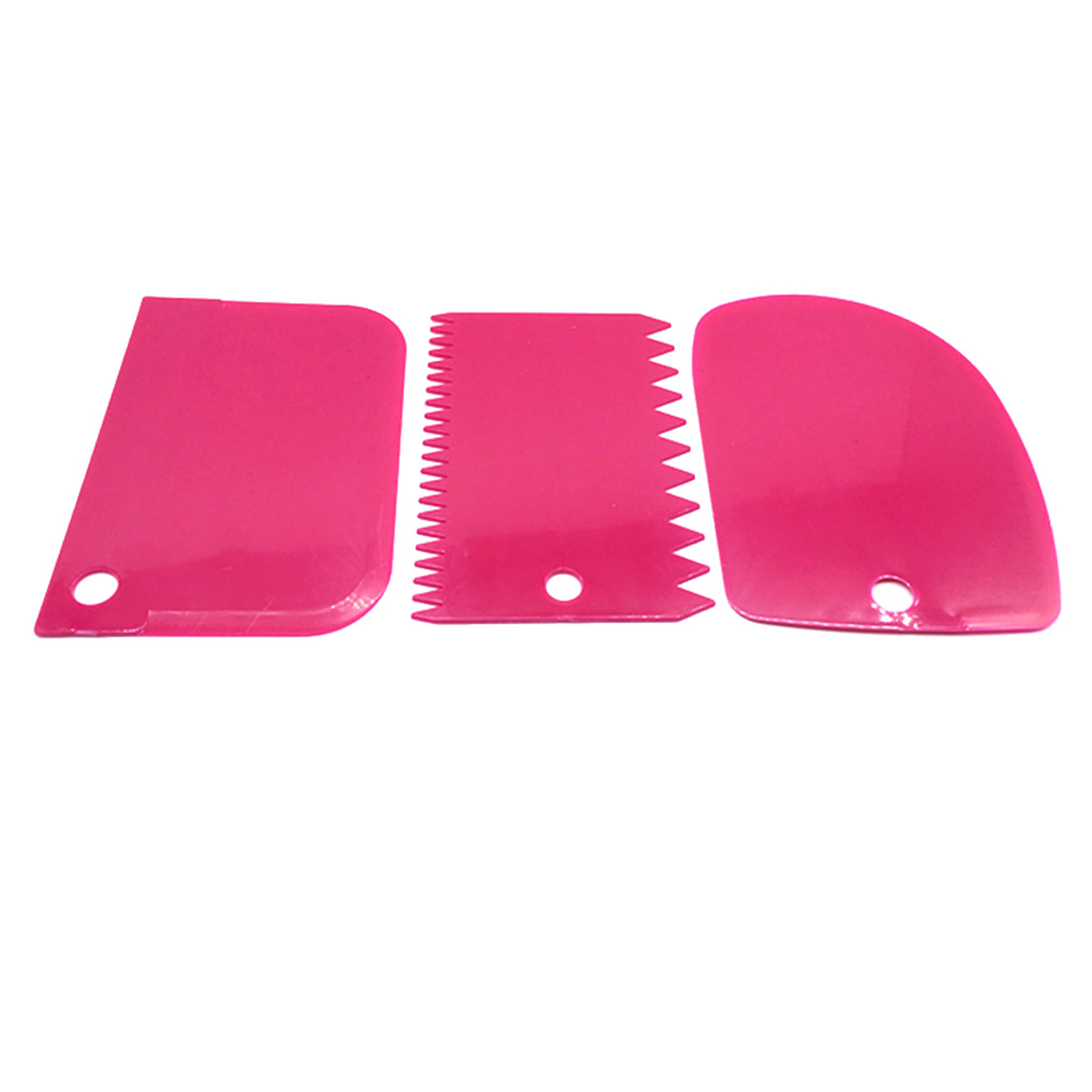 Piece Cake Scraper Set for Smooth & Textured Edges Fondant Tools & Cake Decorating Tools – view 11