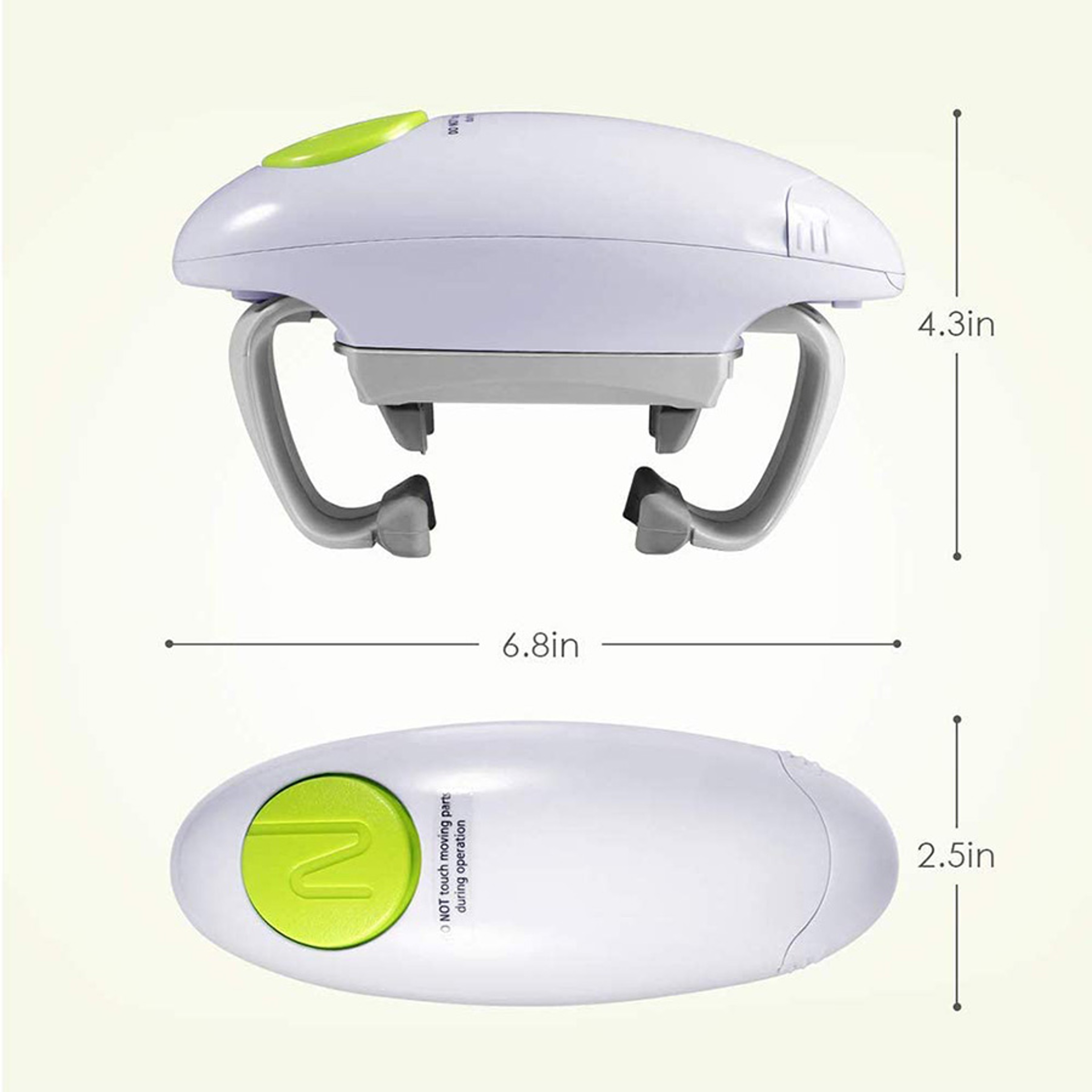 Automatic Electric Can Opener Safe Hands Free Jar and Bottle Opener Tool – view 5