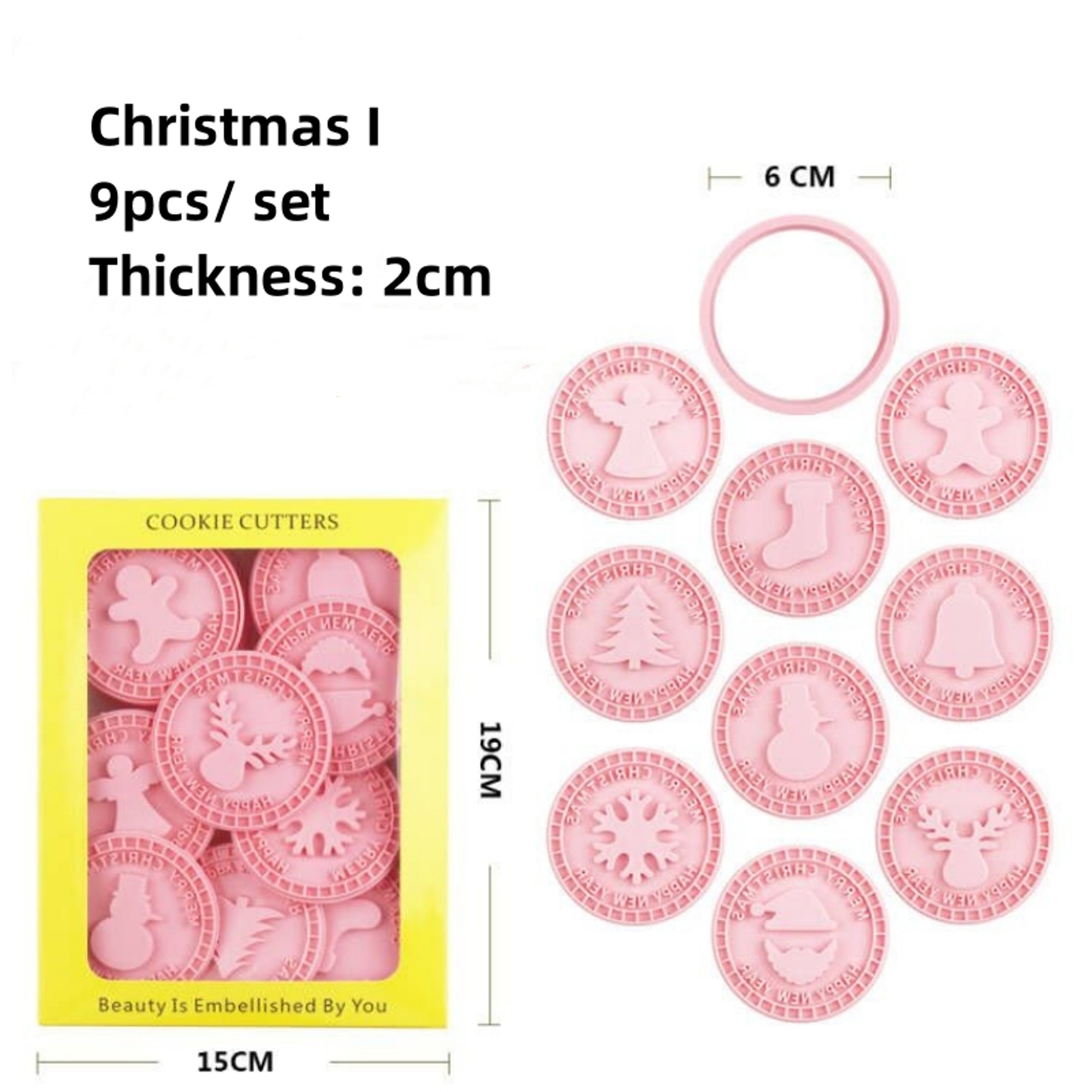 Christmas Cookie Cutters Set for Festive Baking Fun – view 6
