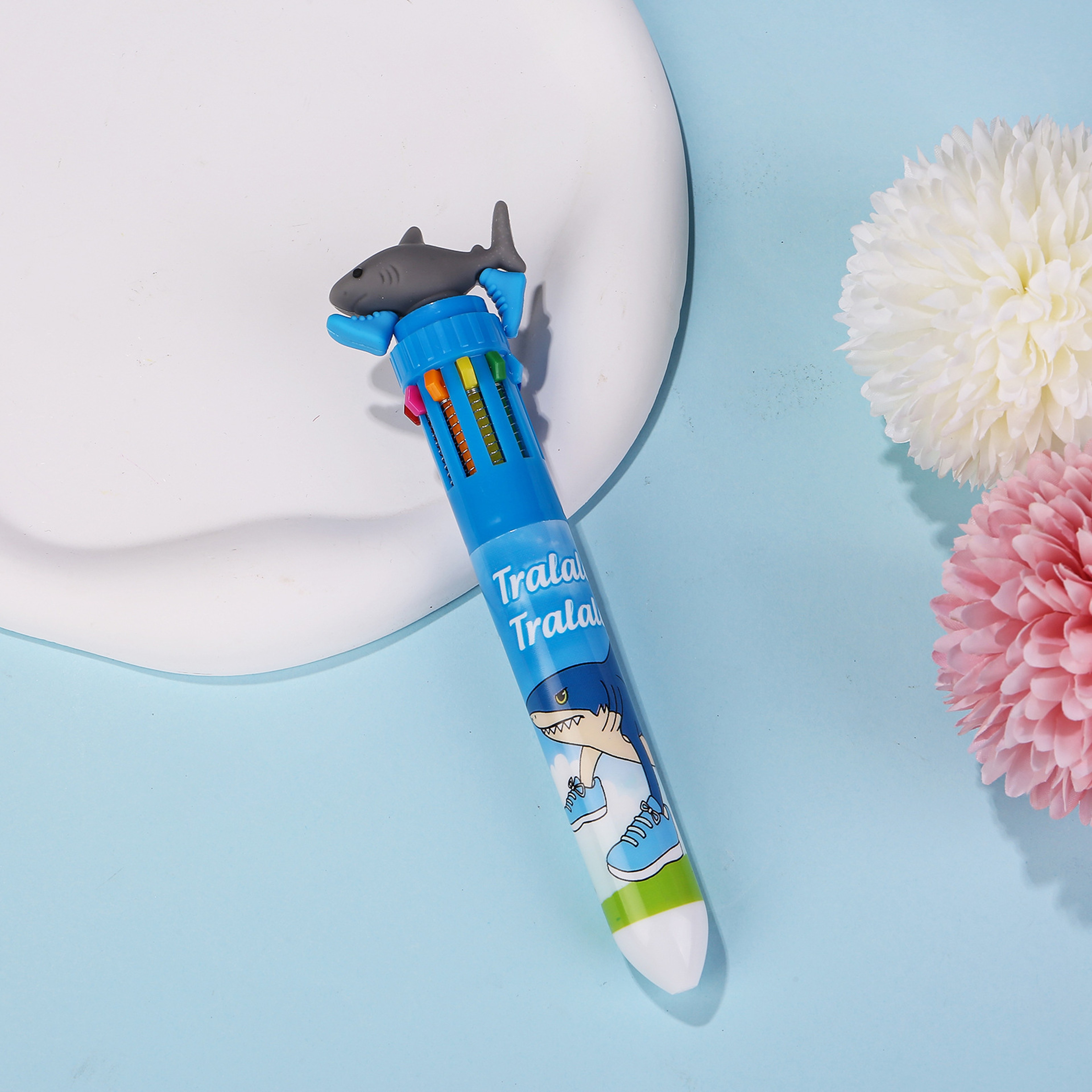 Cute Cartoon Multicolor Pen Color Retractable Ballpoint Pen for School Office Fun Writing – view 6