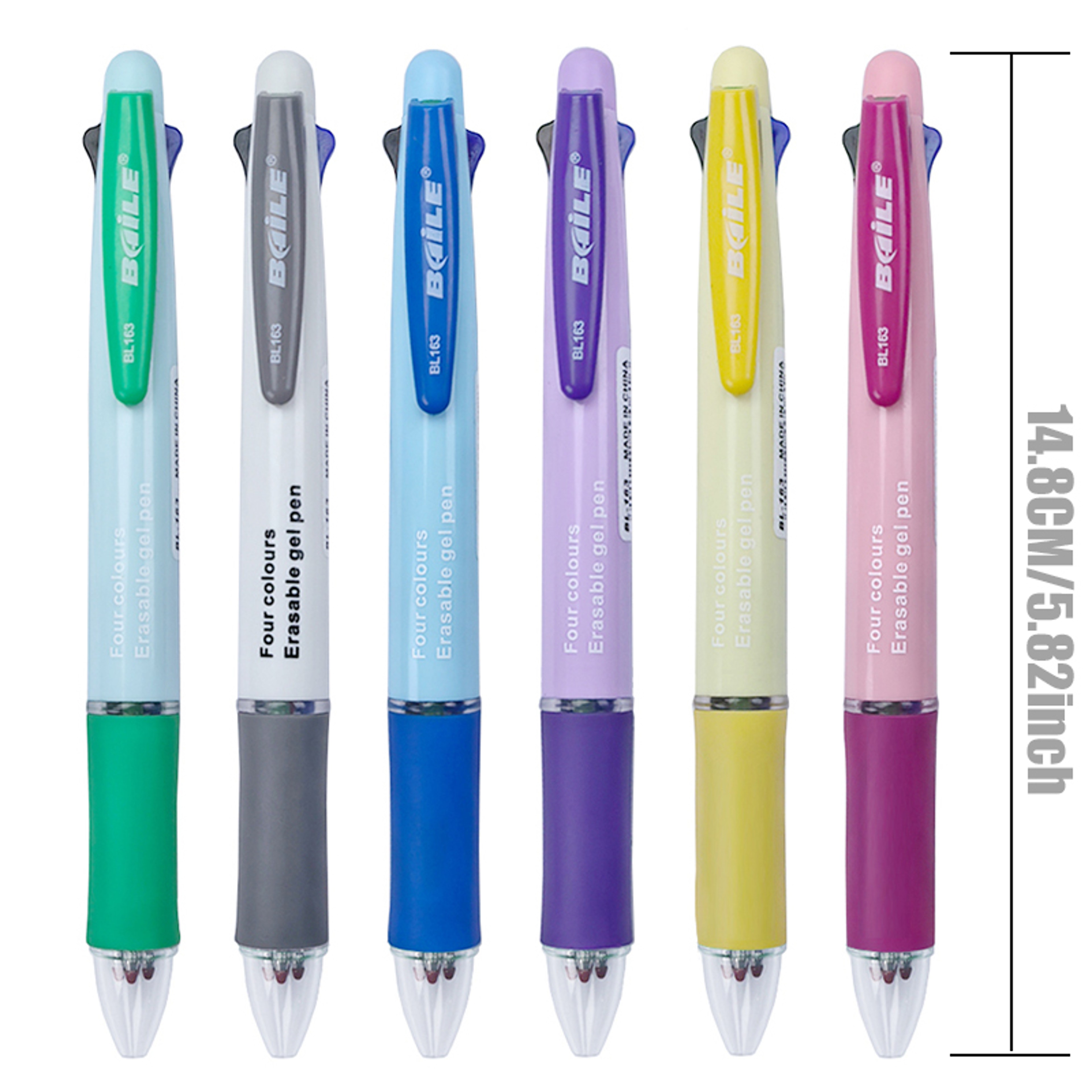 Multicolor Erasable Pen with Refillable Ink Smooth Writing Gel Pen – view 6