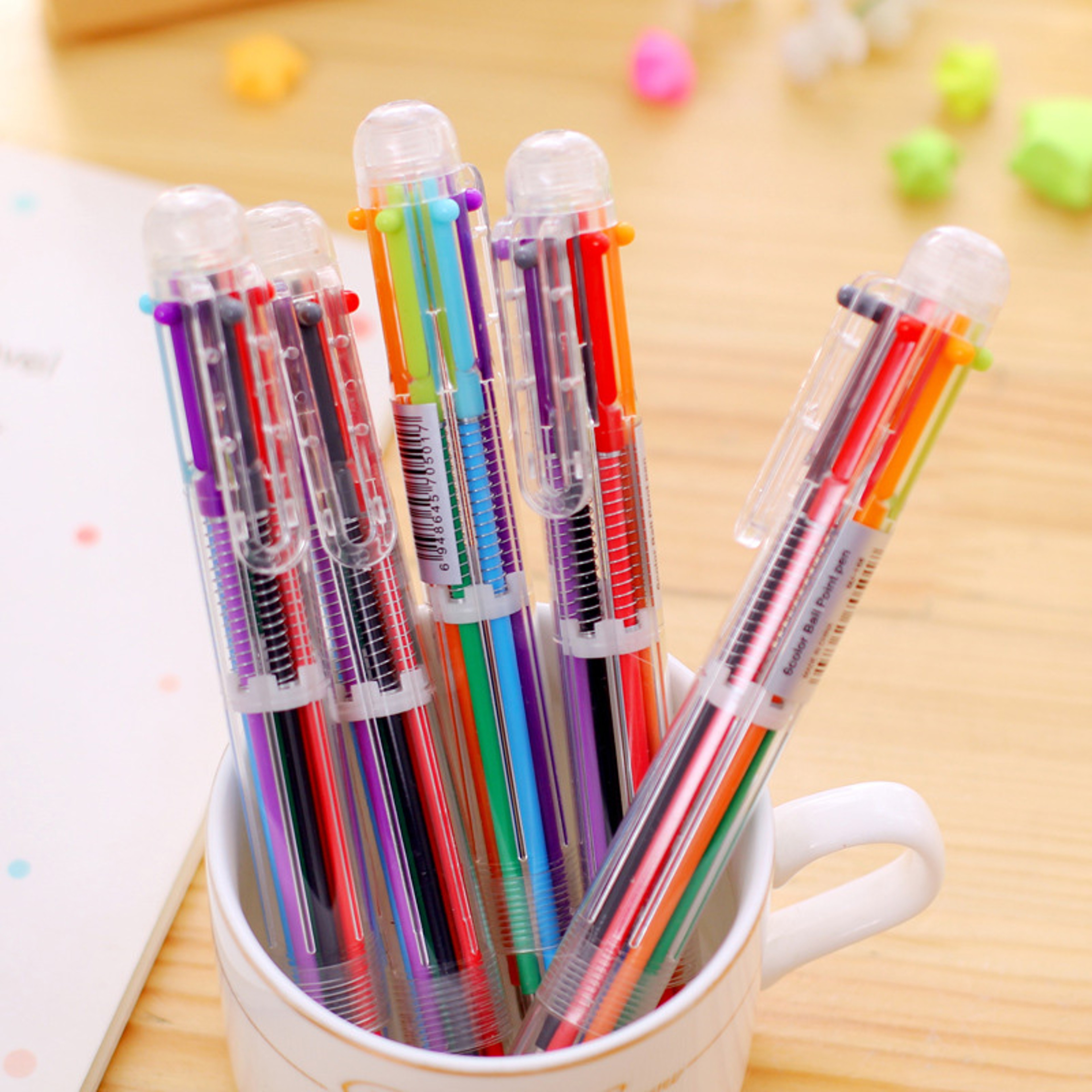 Color Multi Function Ballpoint Pen Smooth Writing Pen for School Office – view 1