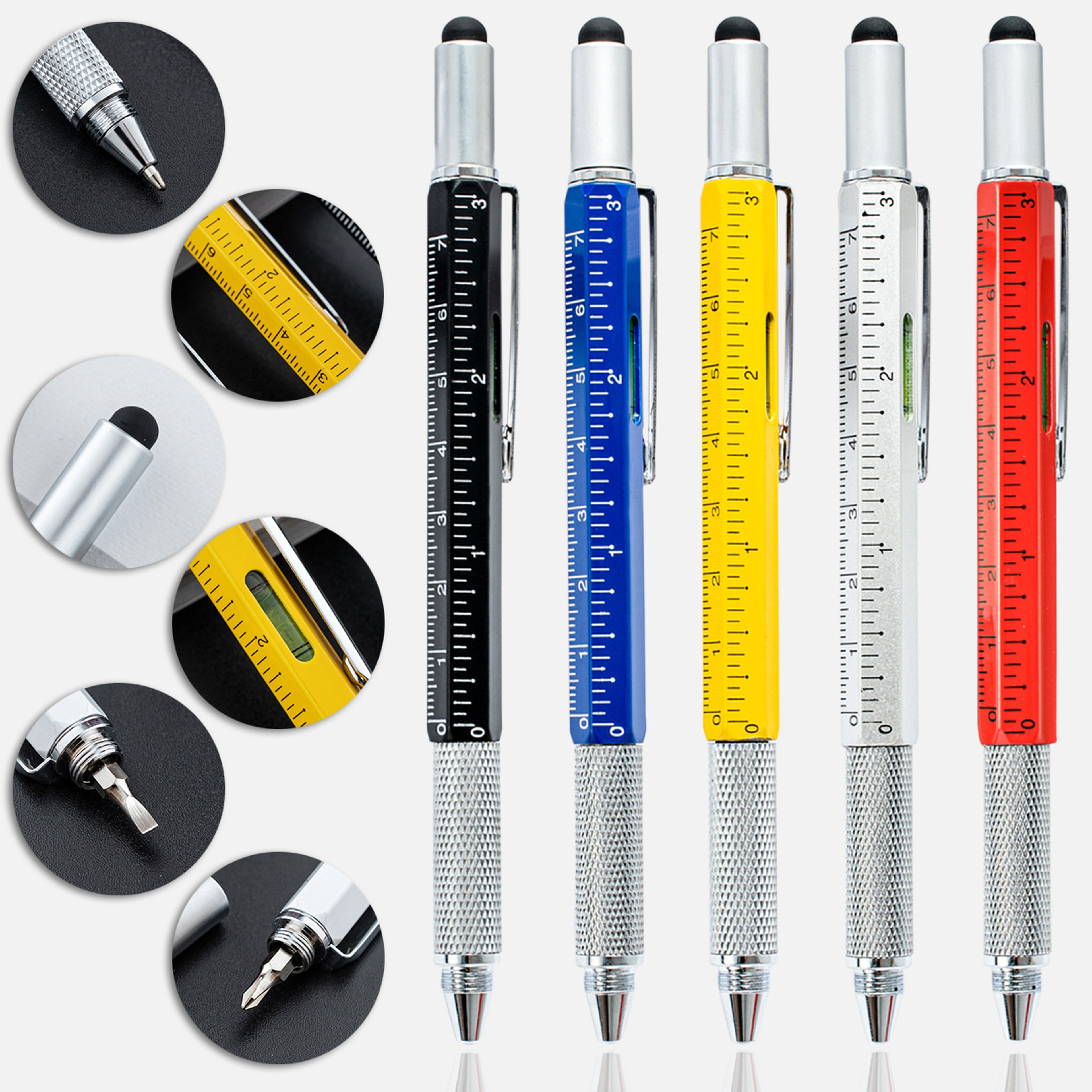 Multifunction Pen Tool With Stylus Screwdriver  Ruler For Everyday Fixes 3