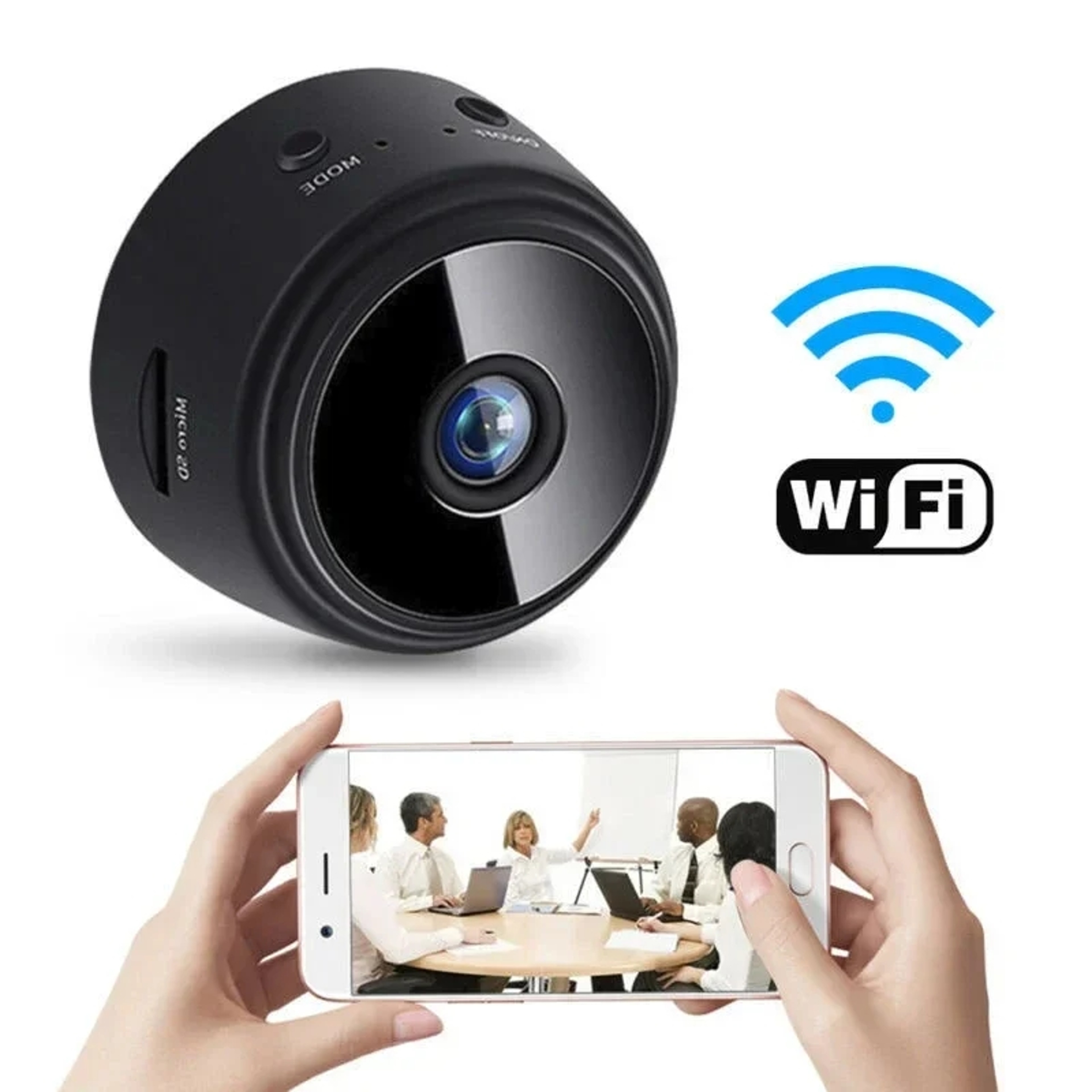 Compact HD WiFi mini camera Wireless Security & Home Monitoring Camera for Baby and Pet Care – view 1