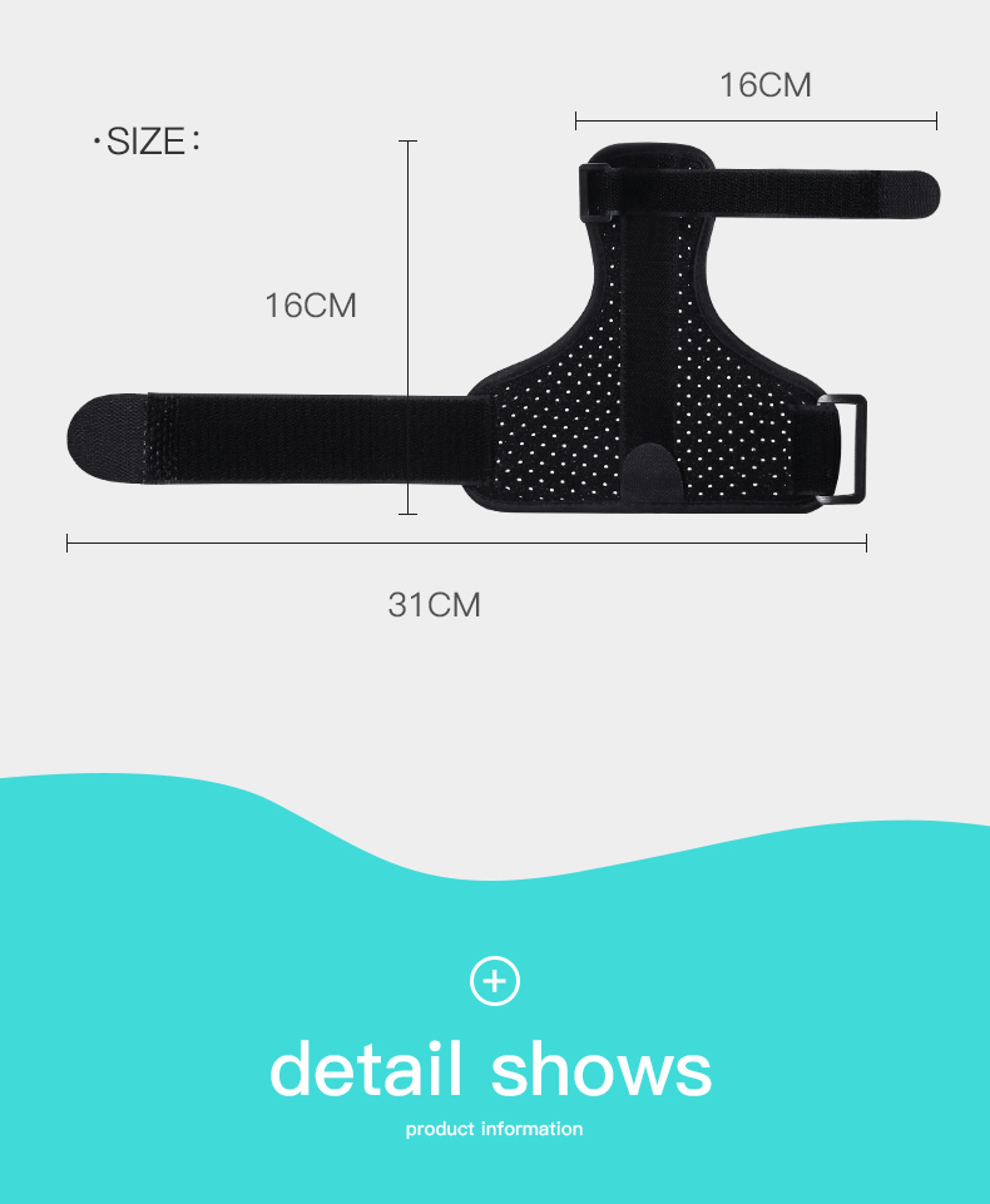 Premium Adjustable Wrist Brace Support with Removable Aluminum Splint for Carpal Tunnel & Arthritis Relief – view 6