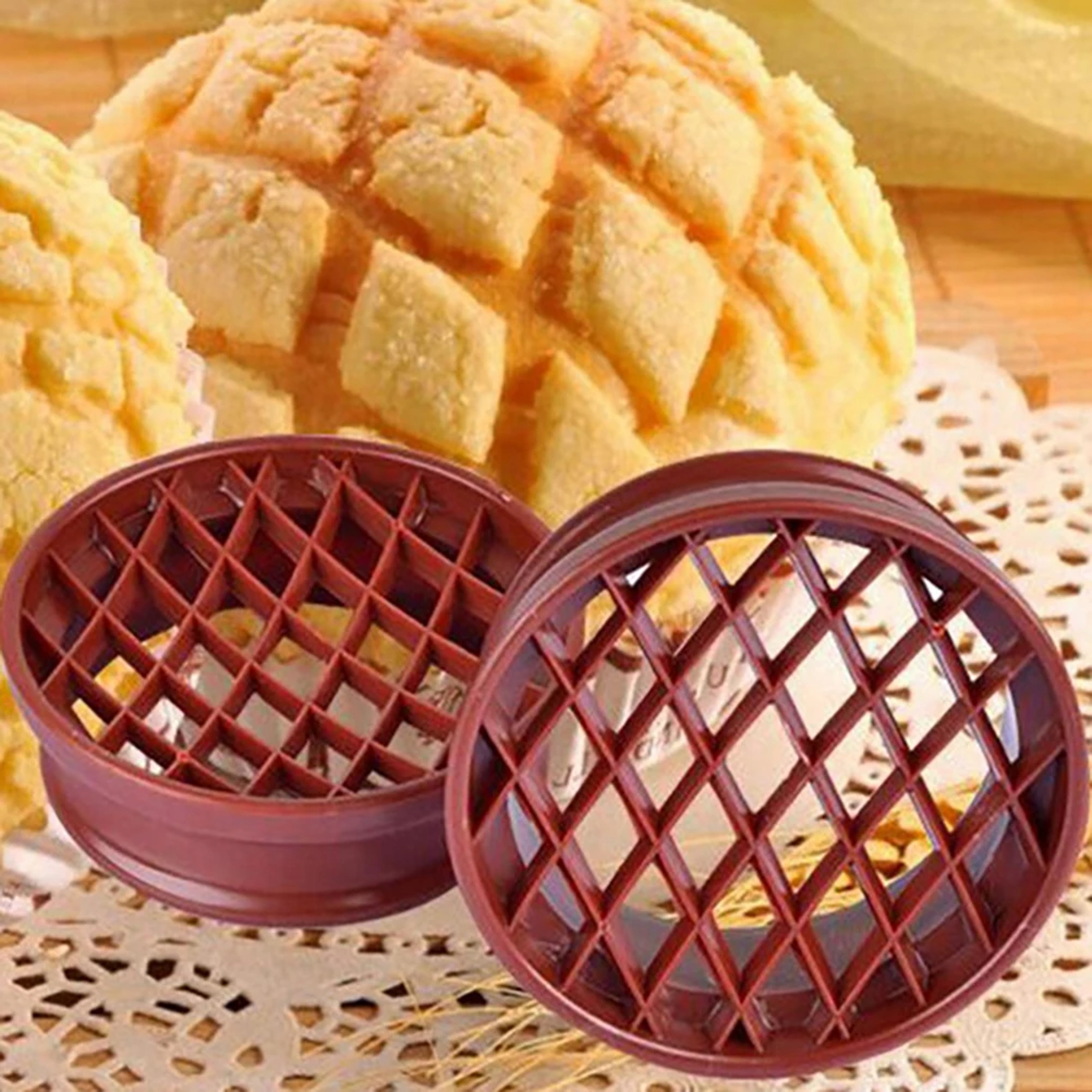 Pineapple Cookie Cutter Mold Set for Baking Cute Biscuit and Pastry Stamp Tool – view 1