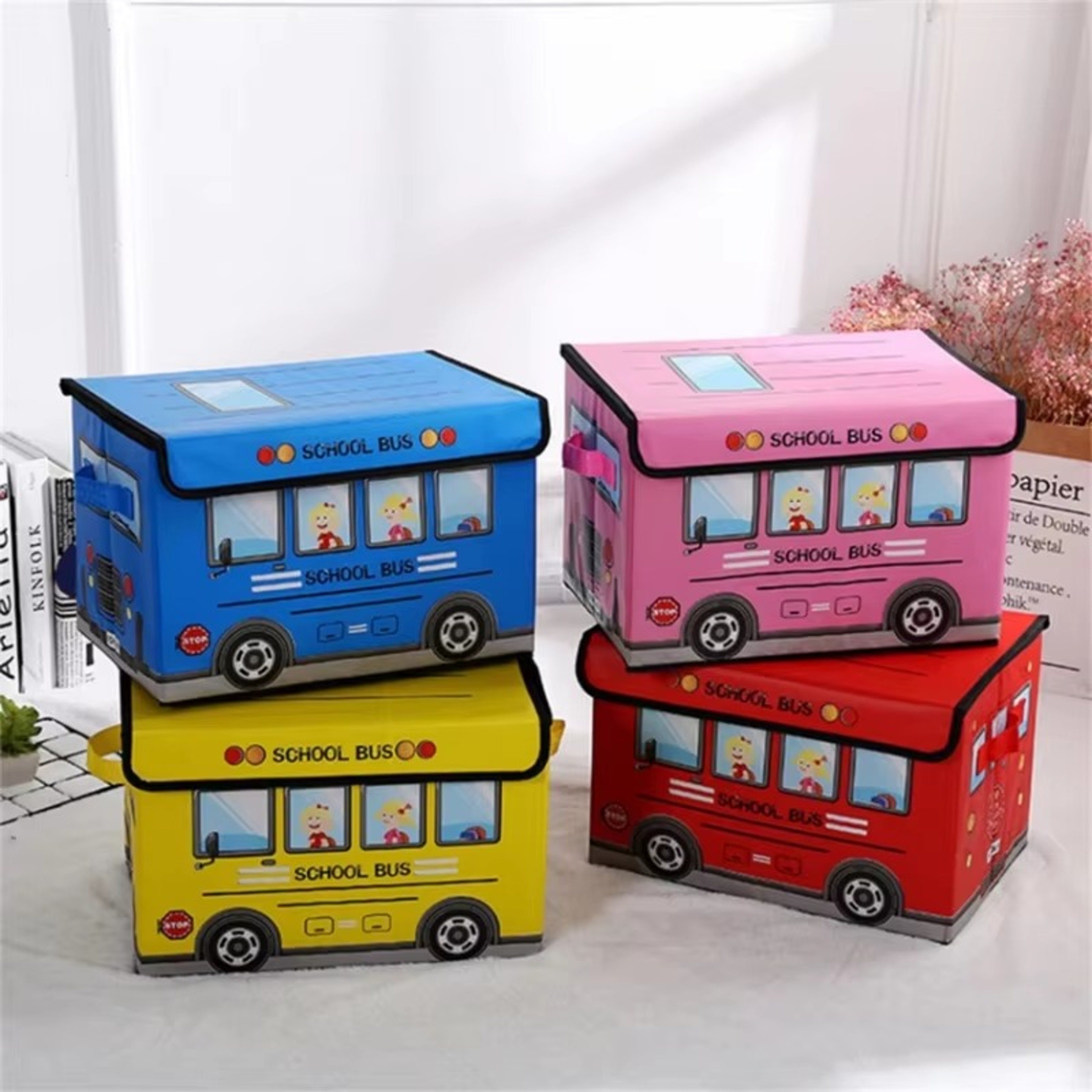 Waterproof Foldable Storage Box for Toys Clothes Snacks Organizer – view 4