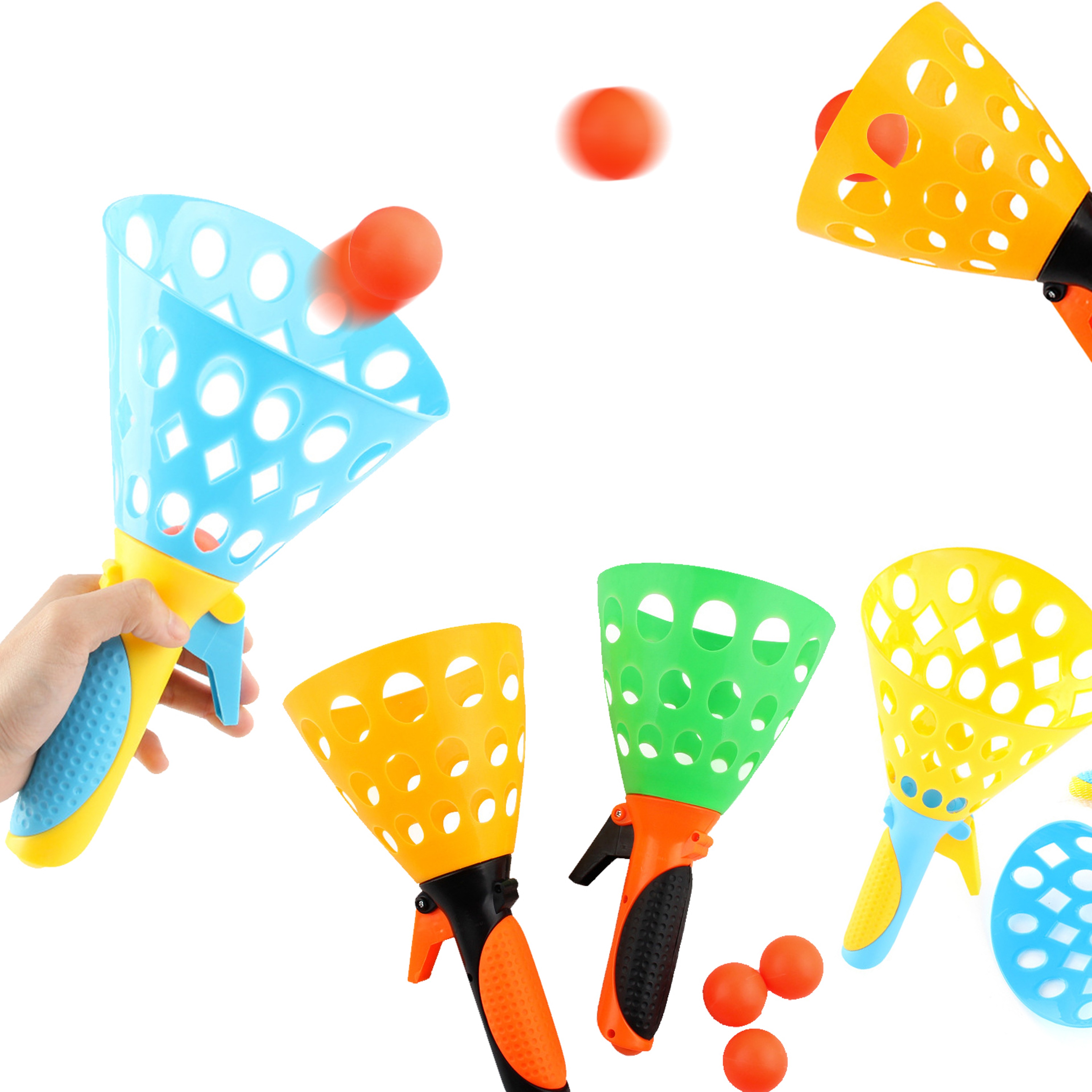 PopPass Catch Ball Game Set with Launcher for Kids Outdoor Toy Fun Parent Child Play – view 1