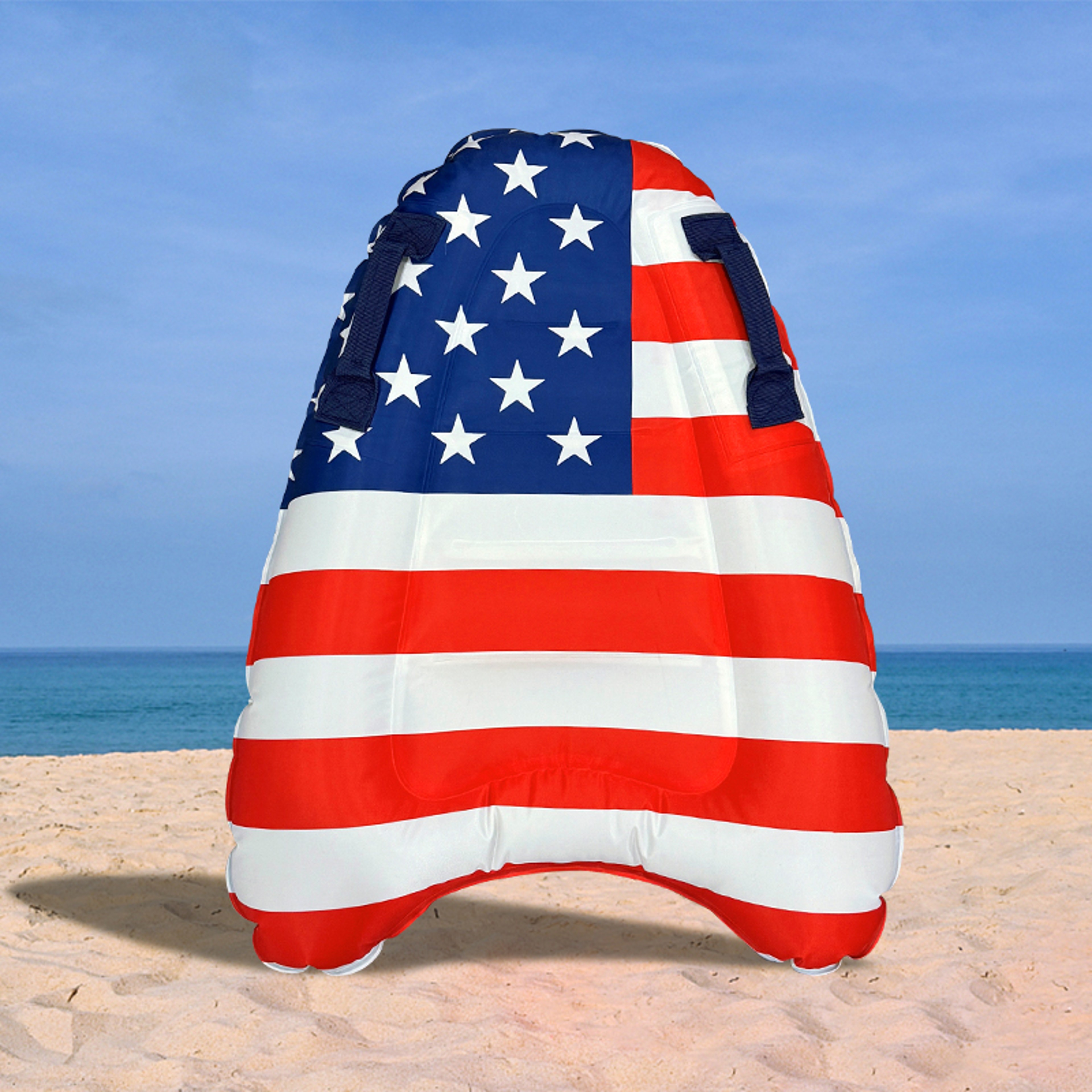 Inflatable Star Surf Float Board Portable PVC Swim Board for Beach Pool Fun – view 3
