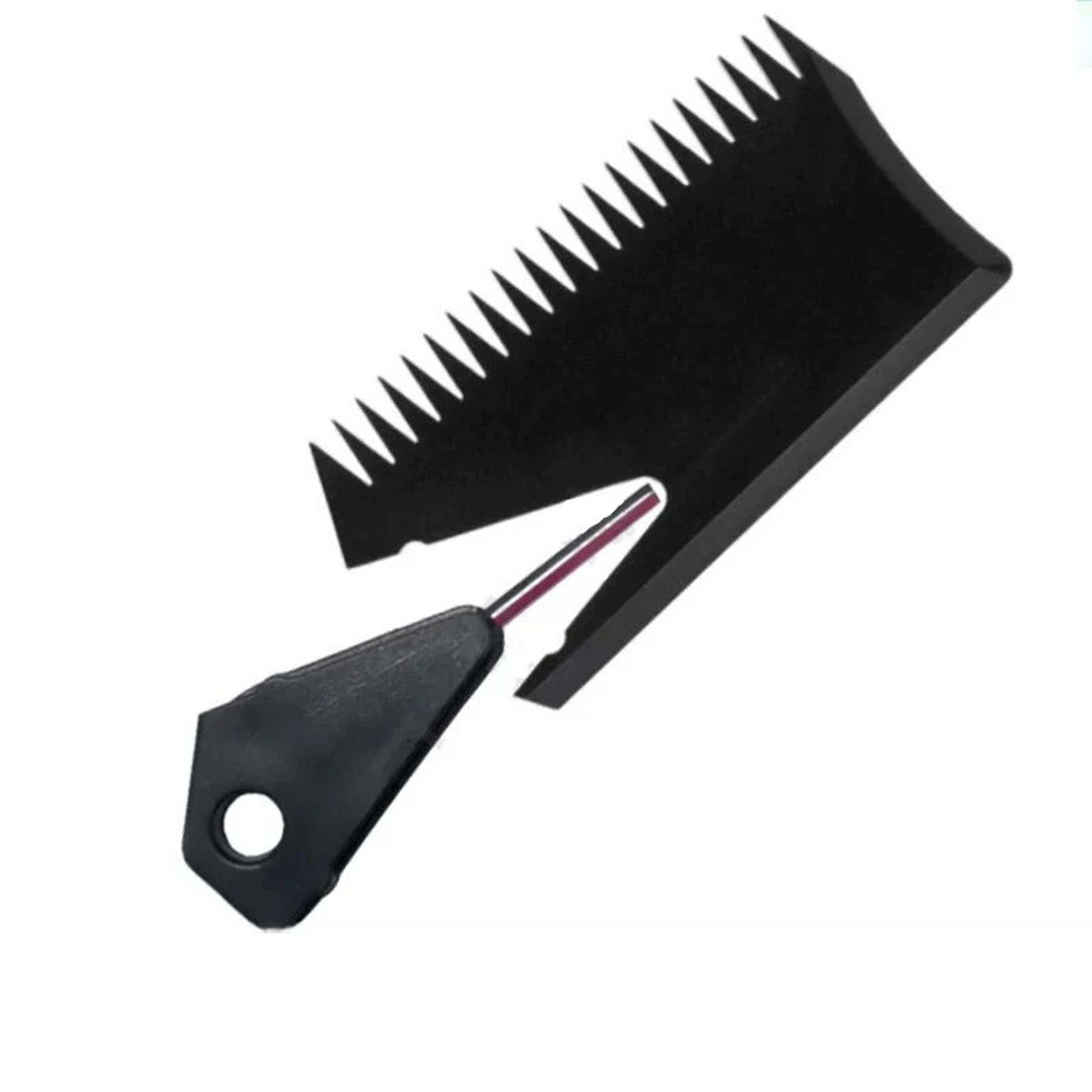 Premium Surfboard Wax Scraper & Comb with Keychain Detachable SUP Wax Remover Tool – view 4