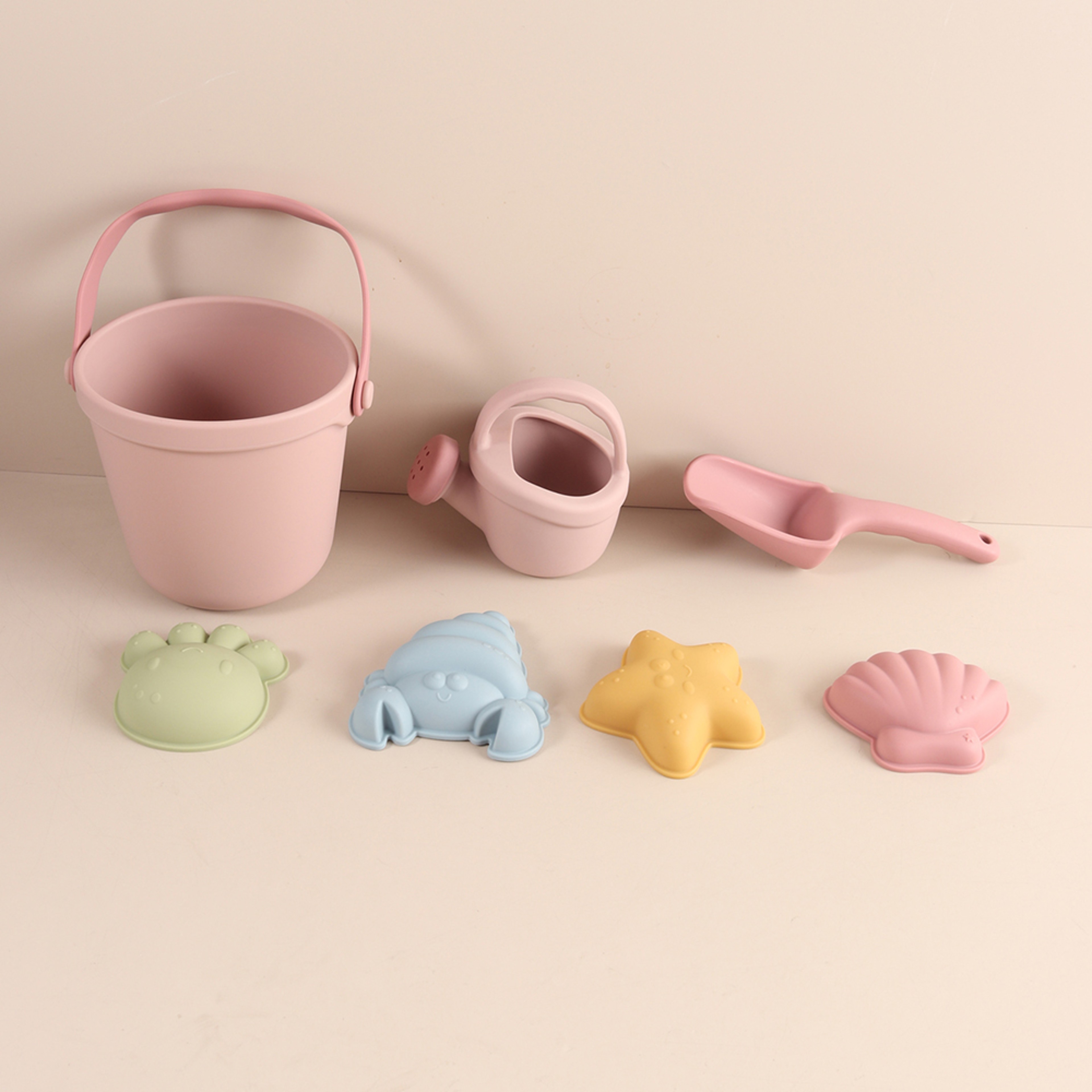 Kids Beach Toy Set with Silicone Sand Molds Creative Sand Castle Toys for Outdoor Play – view 8