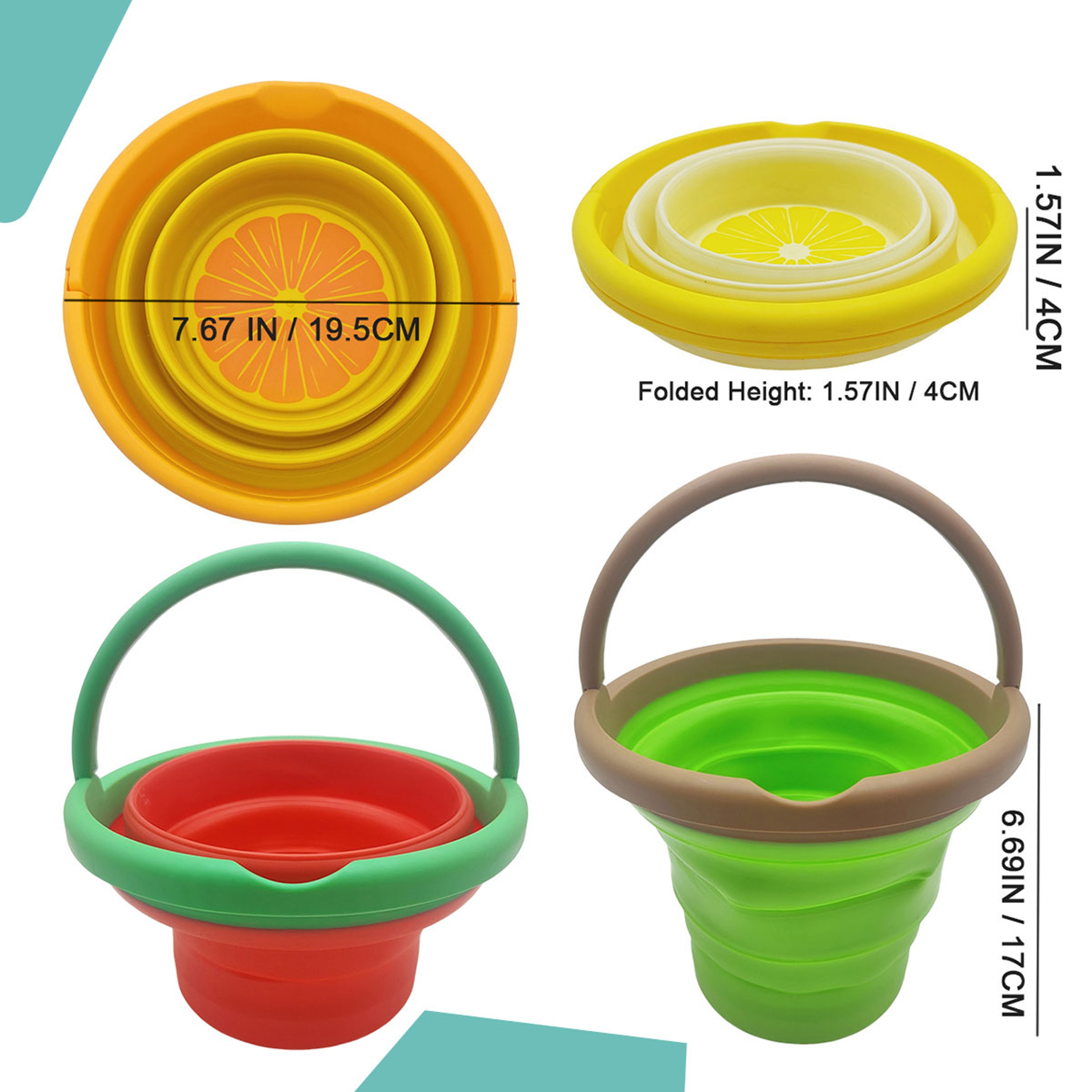 Kids Beach Sand Toy Set with Bucket Colorful Water Play Kit for Outdoor Fun – view 6