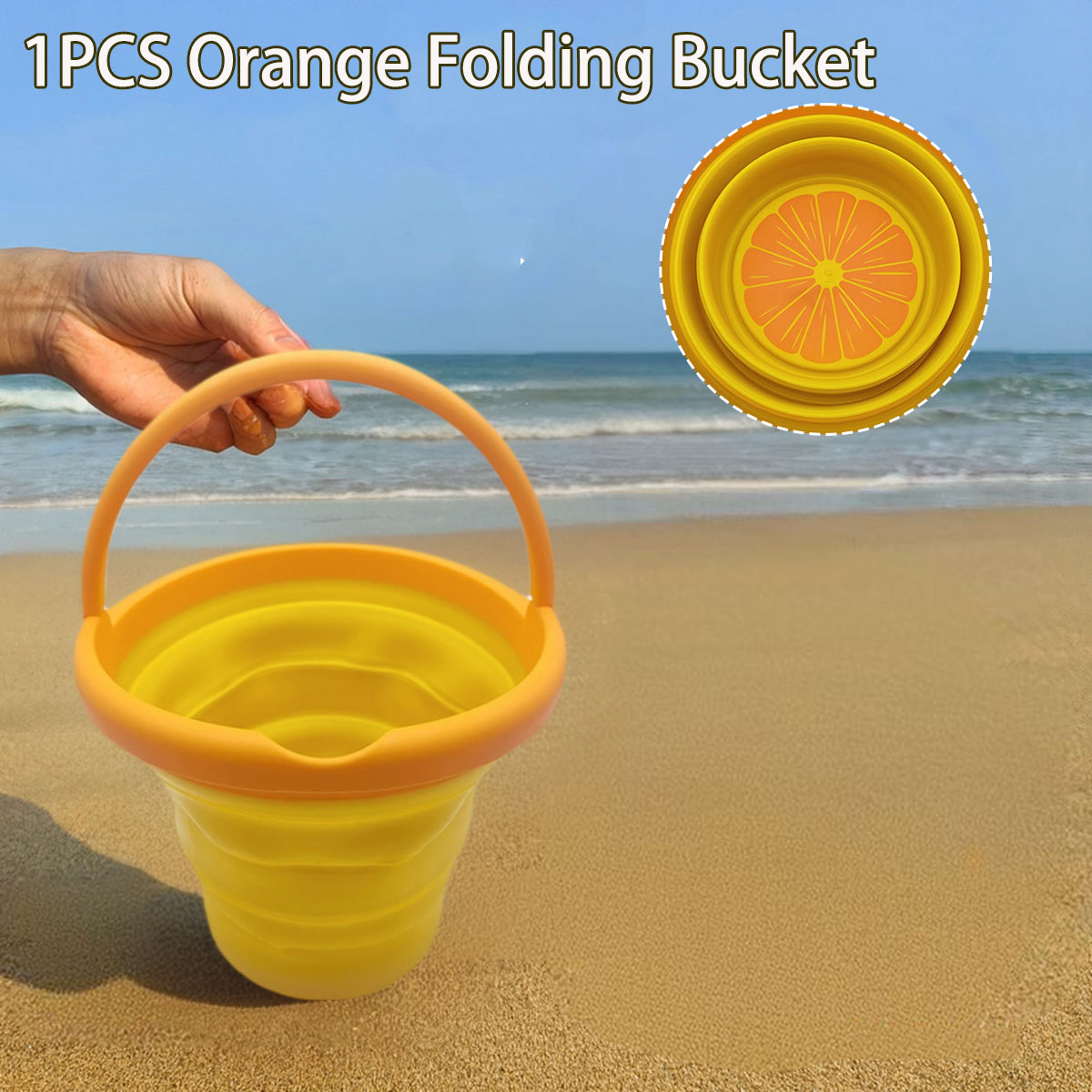 Kids Beach Sand Toy Set with Bucket Colorful Water Play Kit for Outdoor Fun – view 11