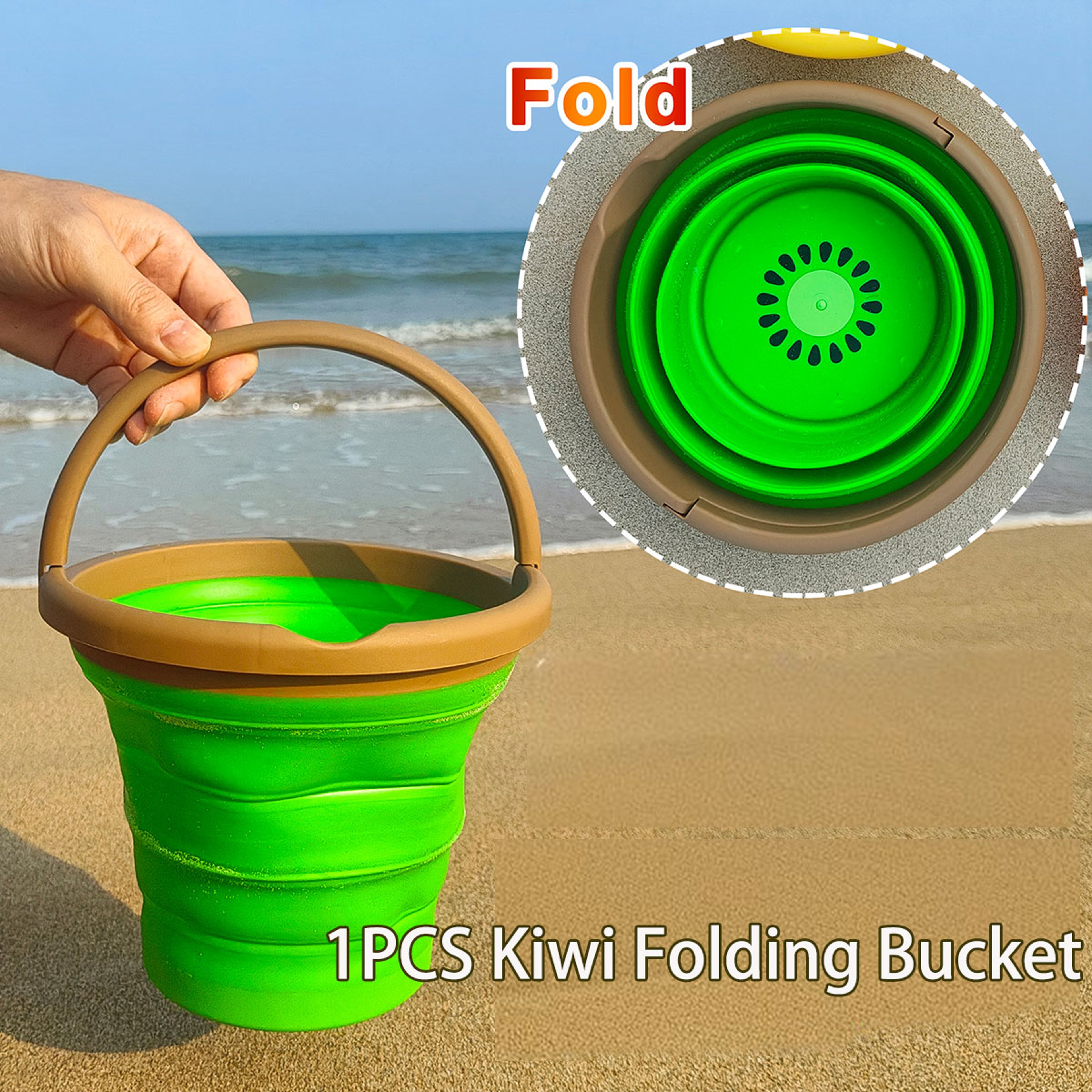 Kids Beach Sand Toy Set with Bucket Colorful Water Play Kit for Outdoor Fun – view 12