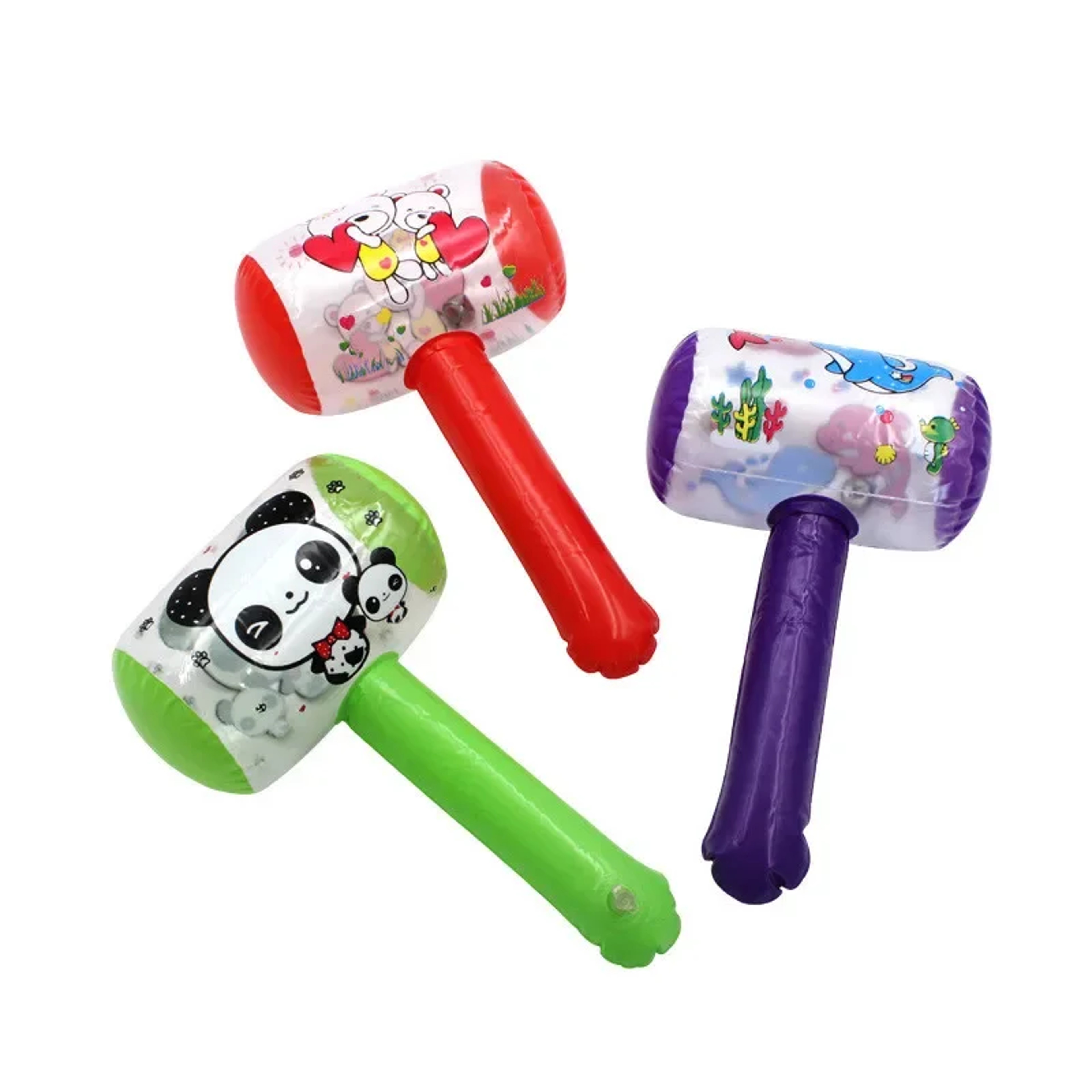 Kids Inflatable Hammer Toy with Bell Fun inflatable hammer toy for Parties Beach and Pool – view 2
