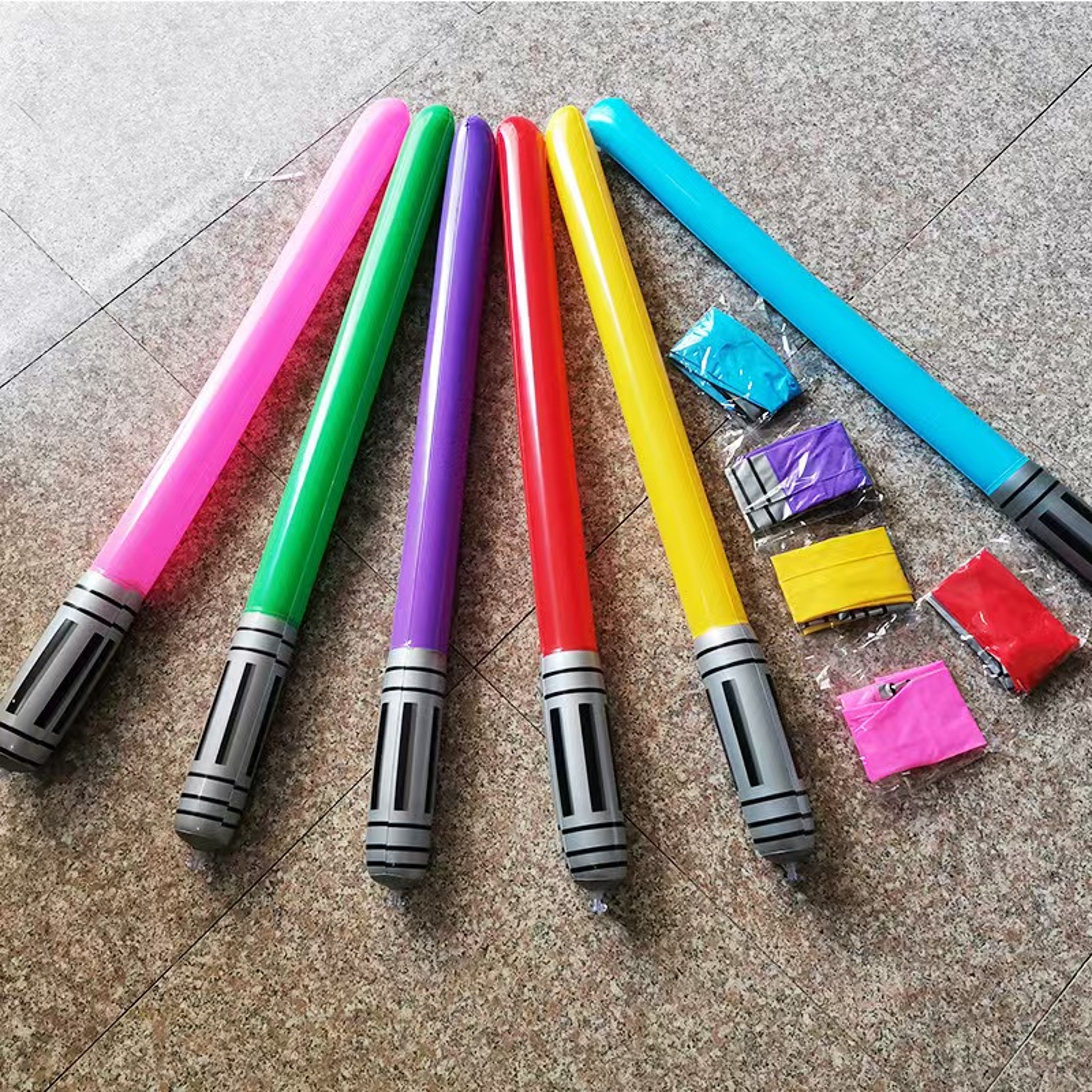 Kids Inflatable Sword Toy Set for Parties Halloween Cosplay Fun – view 2