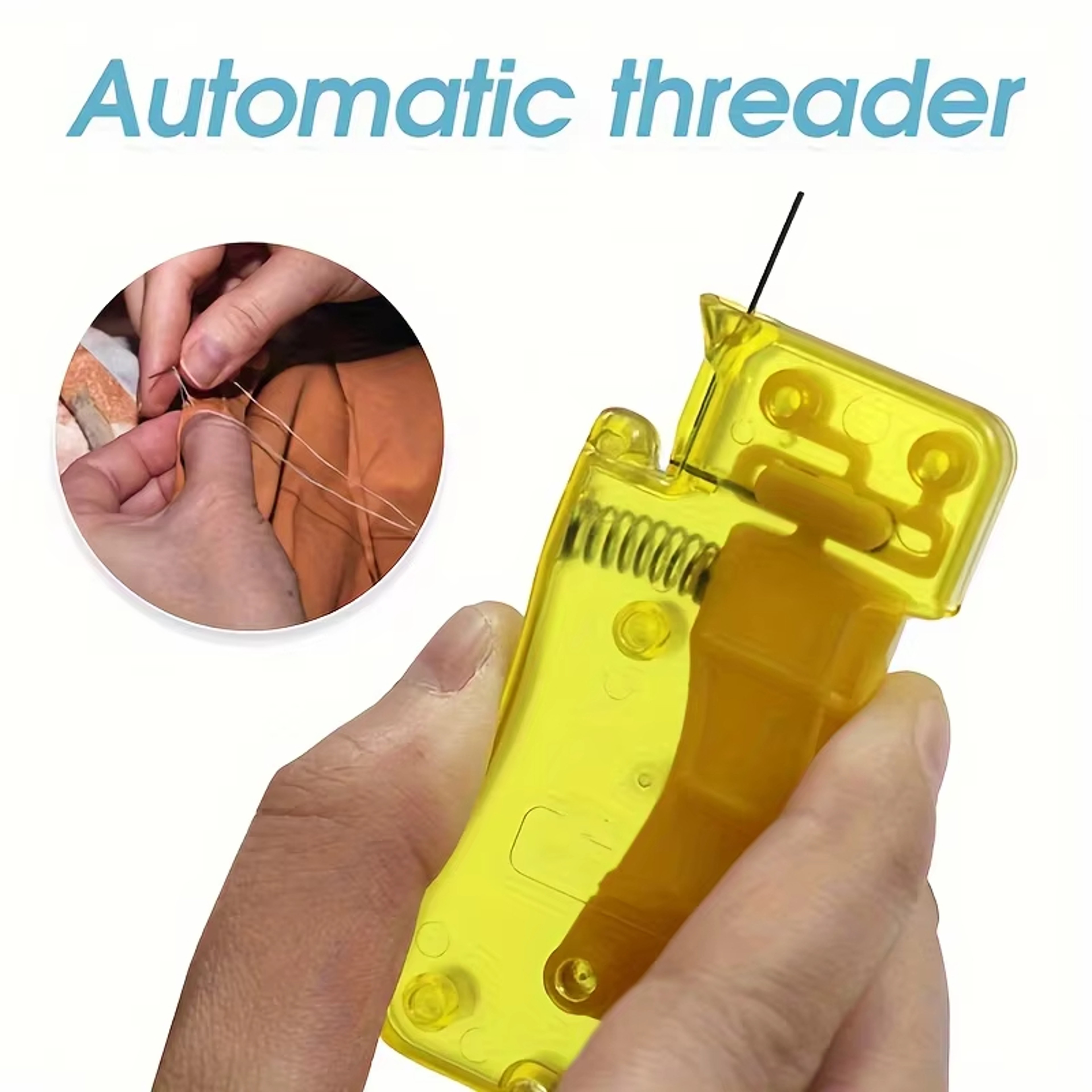 Automatic Needle Threader Tool for Easy Sewing & DIY Crafts – view 1