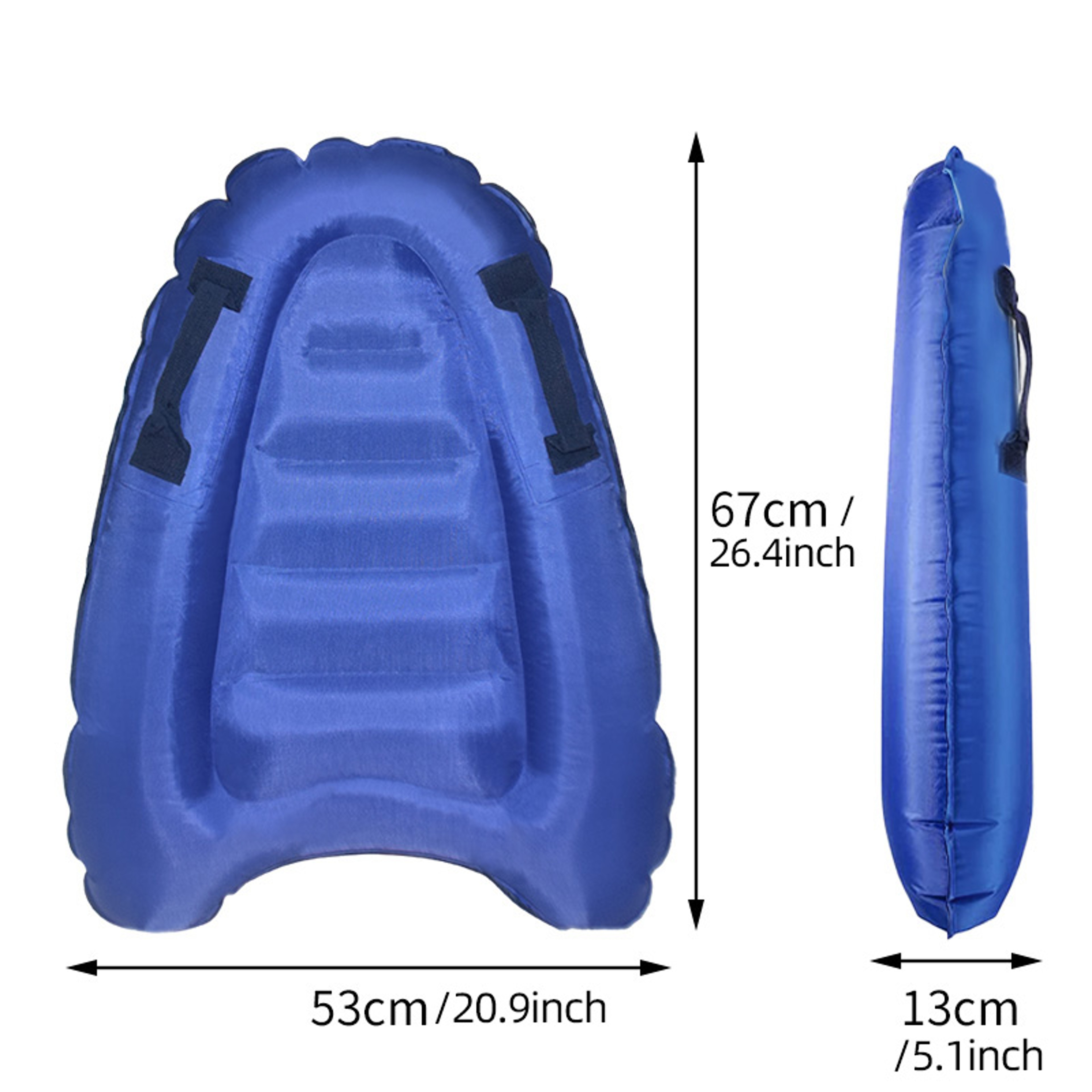 Inflatable Pool Float Bed Surfboard Oxford Cloth water float lounger for Beach and Pool Relaxation – view 2