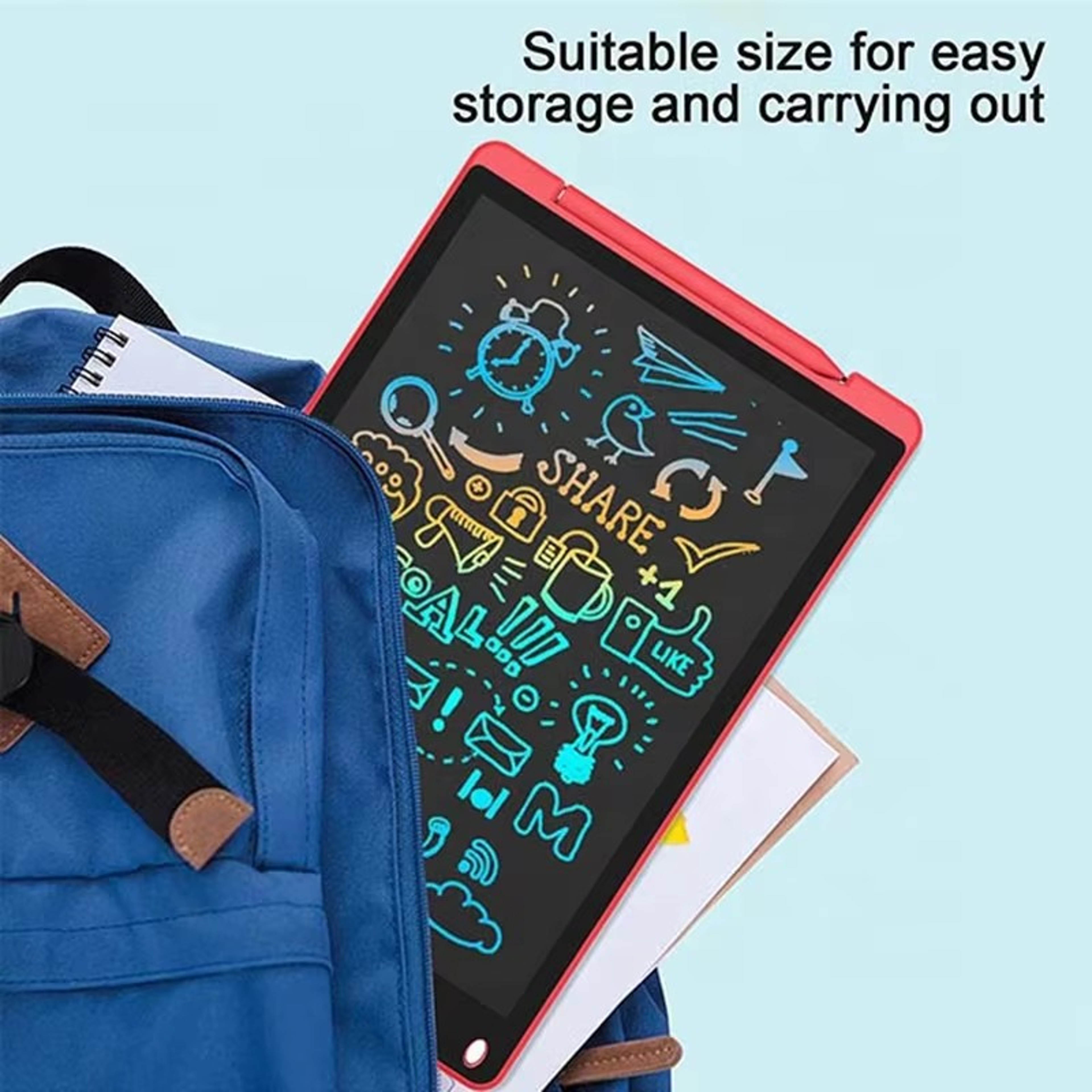 LCD Drawing Tablet For Kids  Adults Reusable Writing Pad With Stylus 3