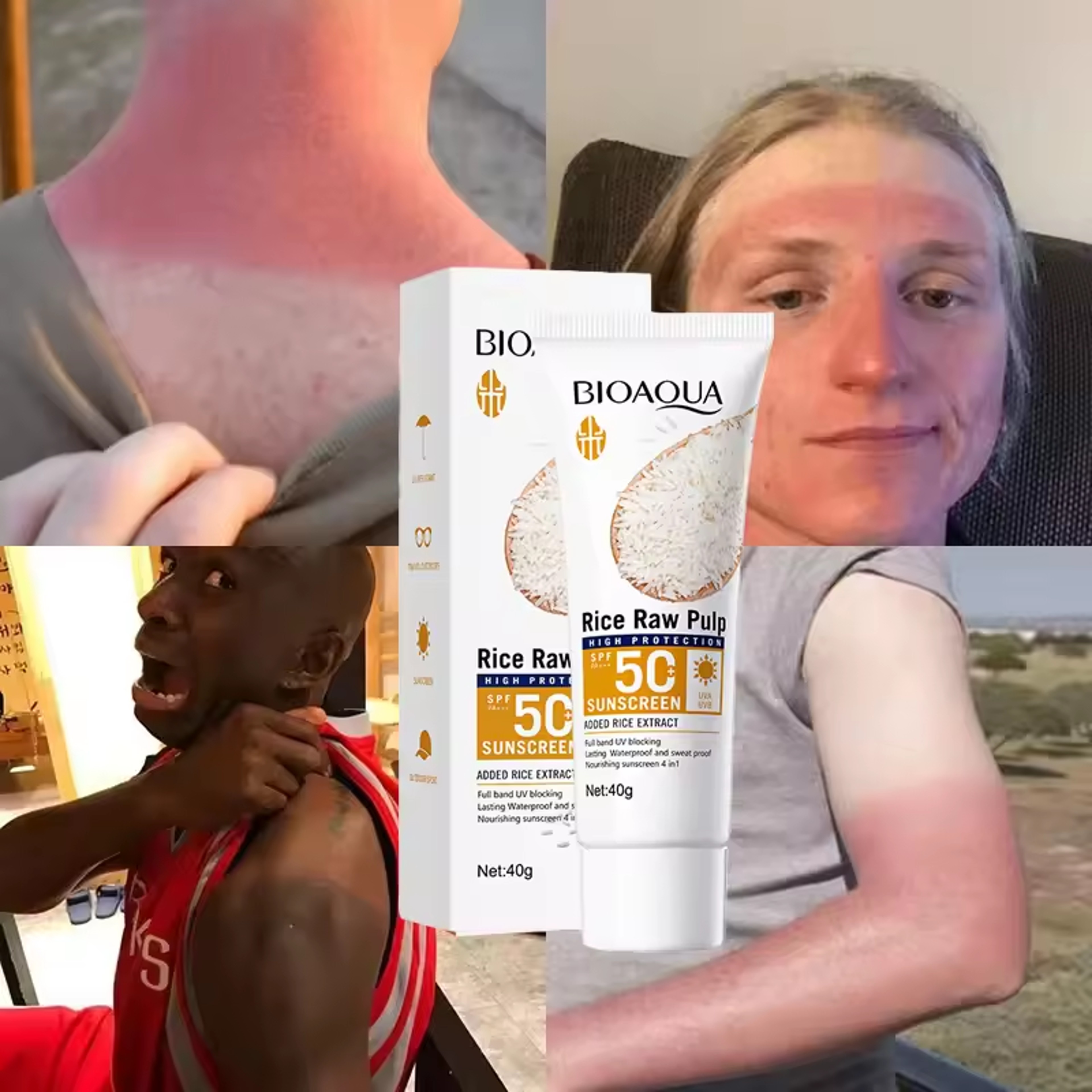 High Protection SPF Facial  Body Sunscreen Lightweight Non Greasy UV Shield 3