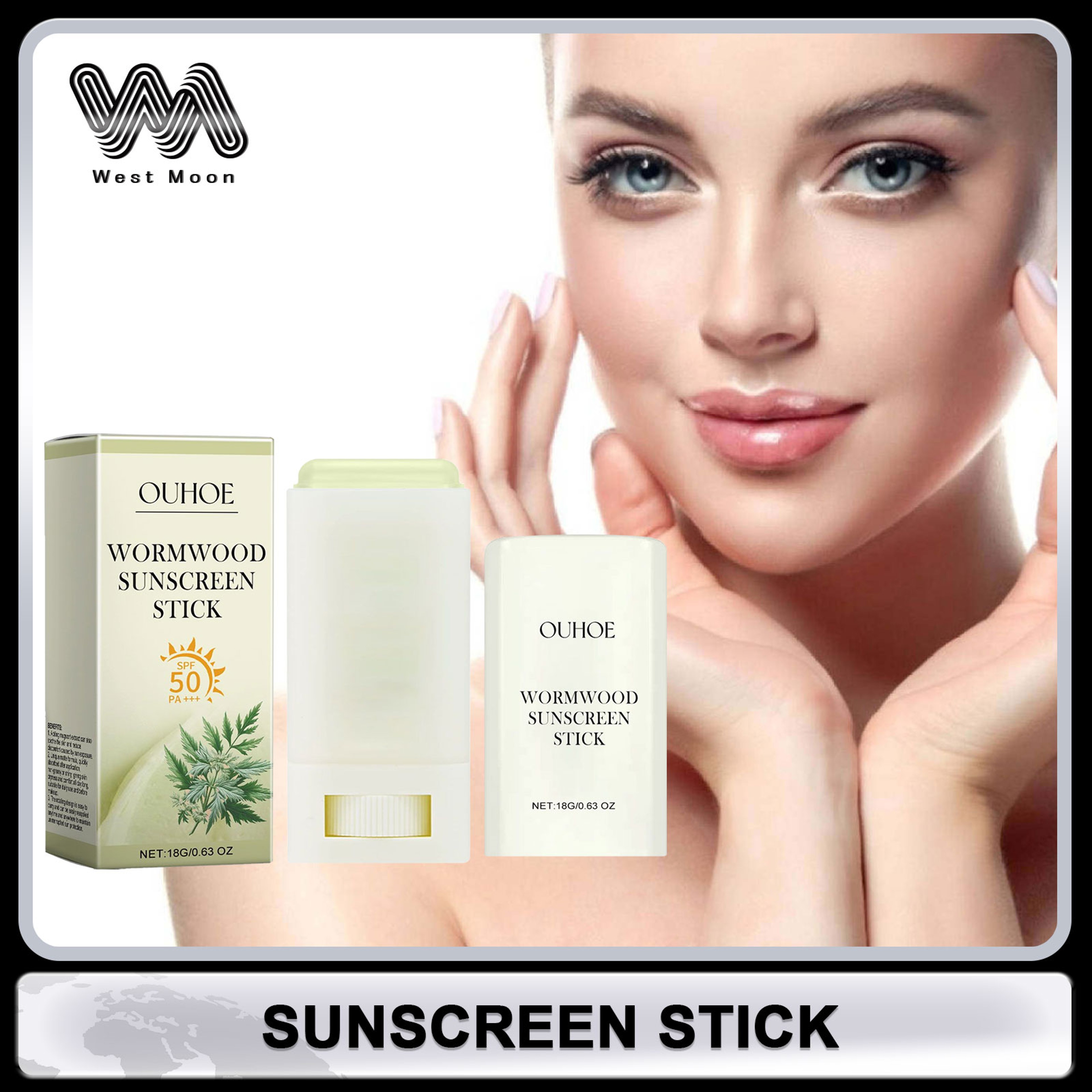 Sunscreen Stick Portable UV Protection Moisturizing Oil Control Sunblock – view 1