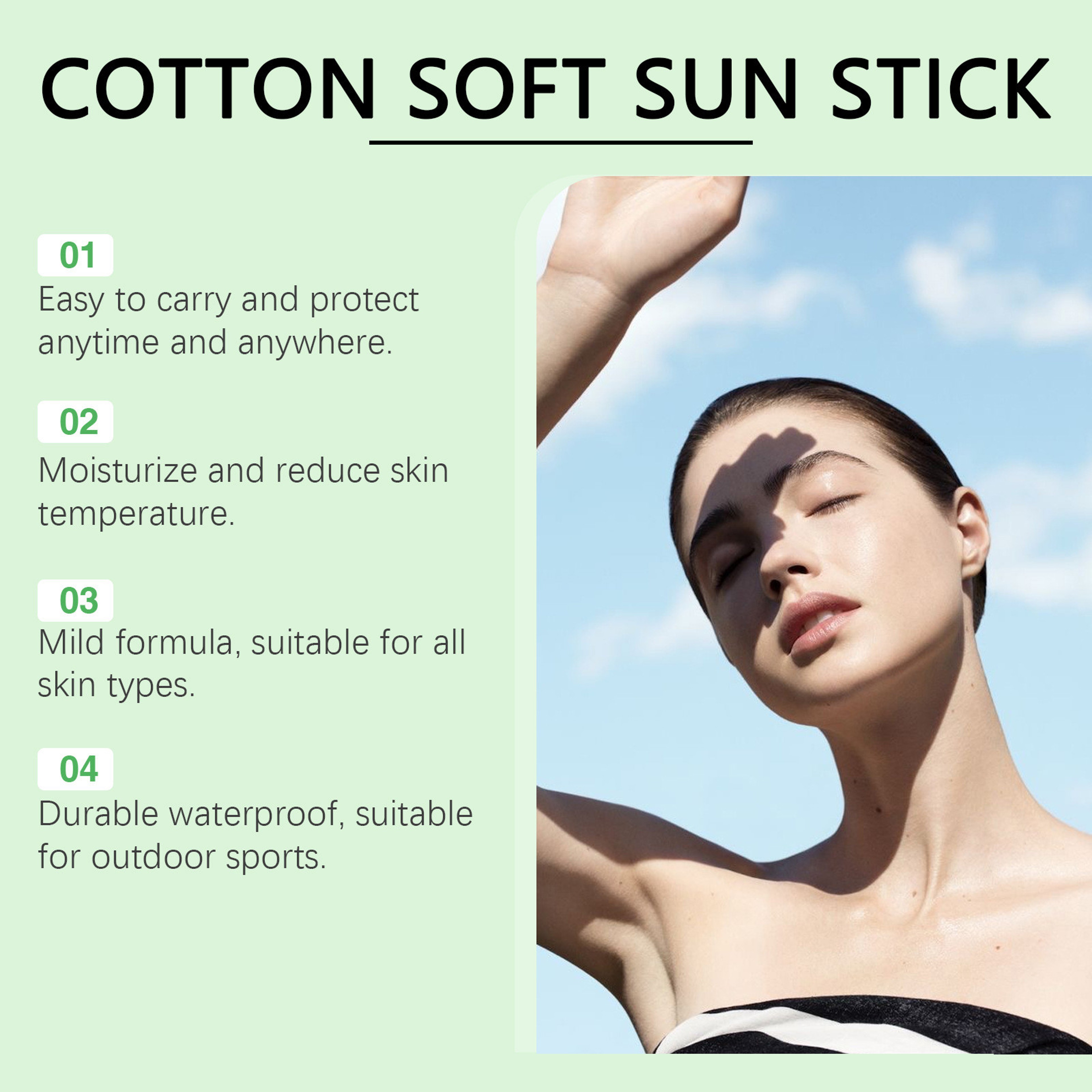 Sun Stick Sunscreen Lightweight UV Protection for Face and Body – view 5