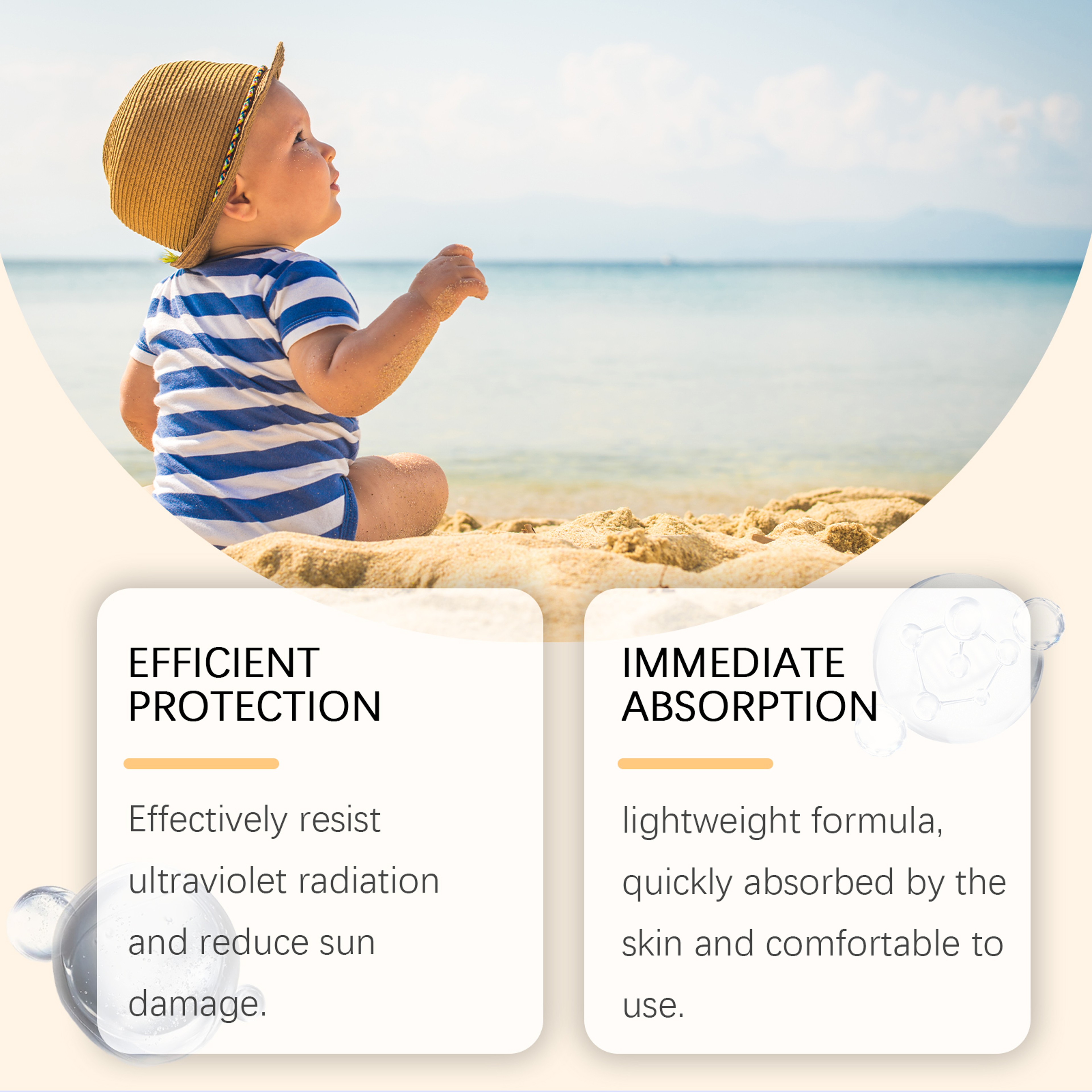 Sunscreen Cream UV Protection Cream With Oil Control  Moisturizing Brightening Care 2