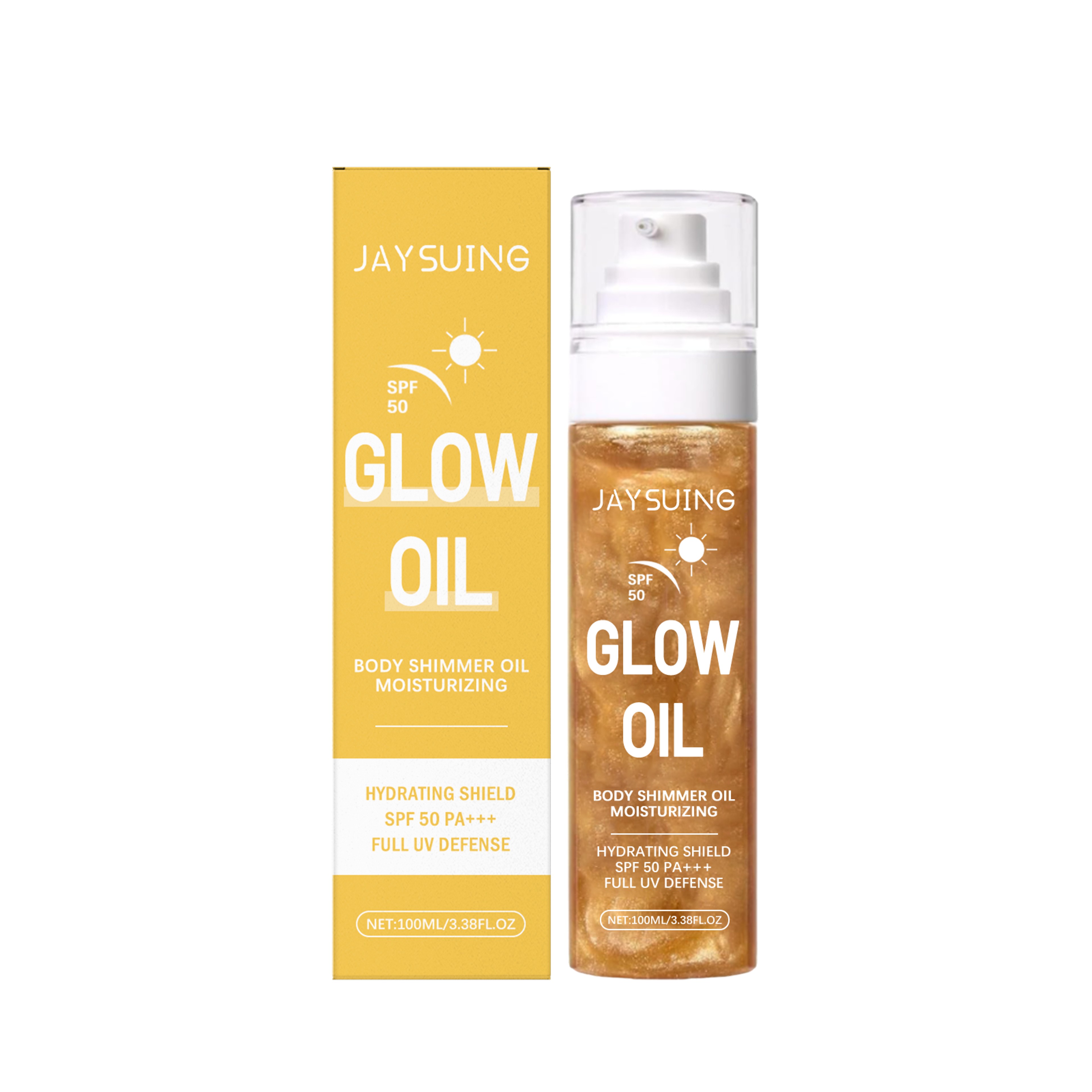 Coconut Glow Sunscreen Oil Waterproof UV Protection Body Oil For Radiant Skin 1