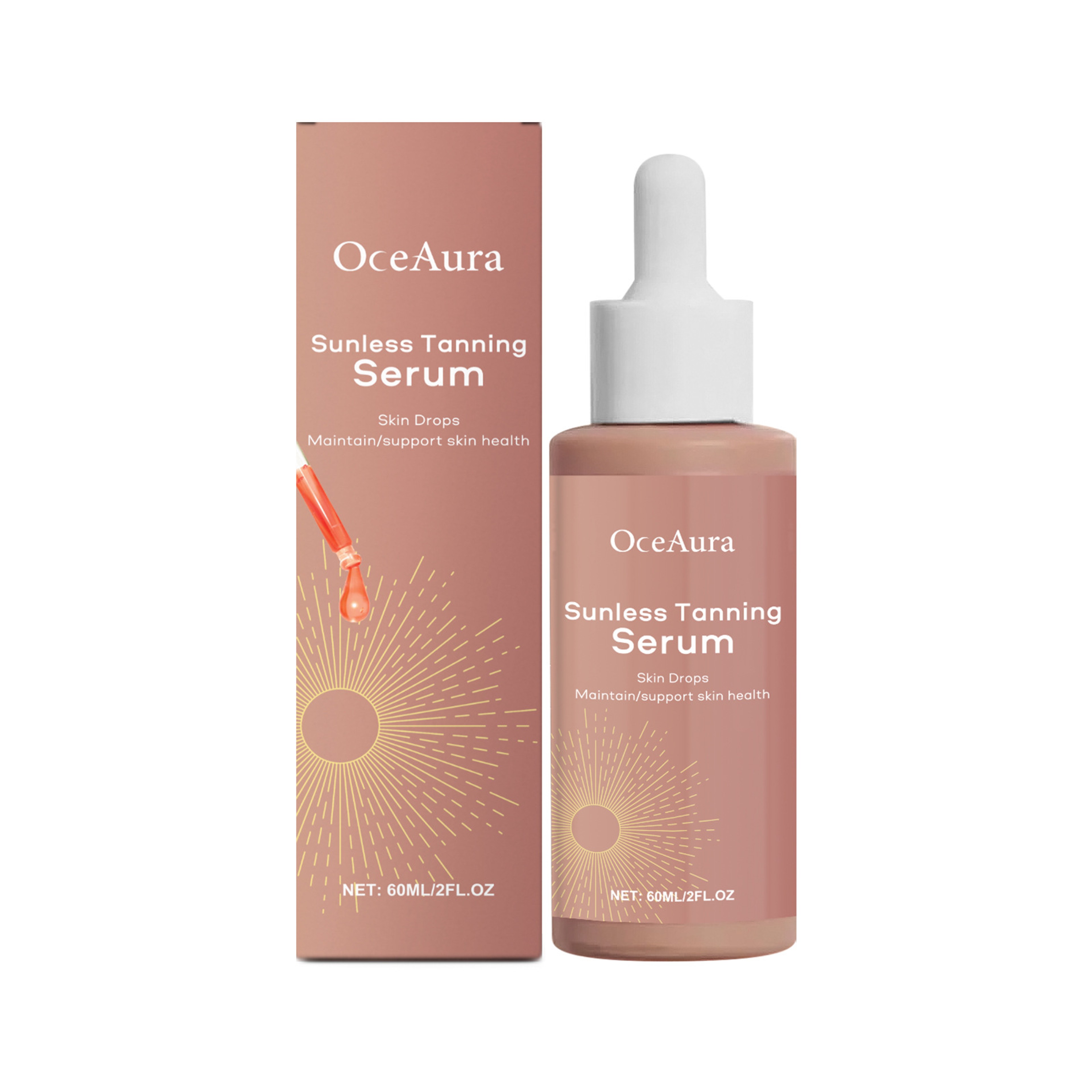 Radiant Glow Self Tanning Drops for Face & Body Natural Sunless Tanning Drops – view 7
