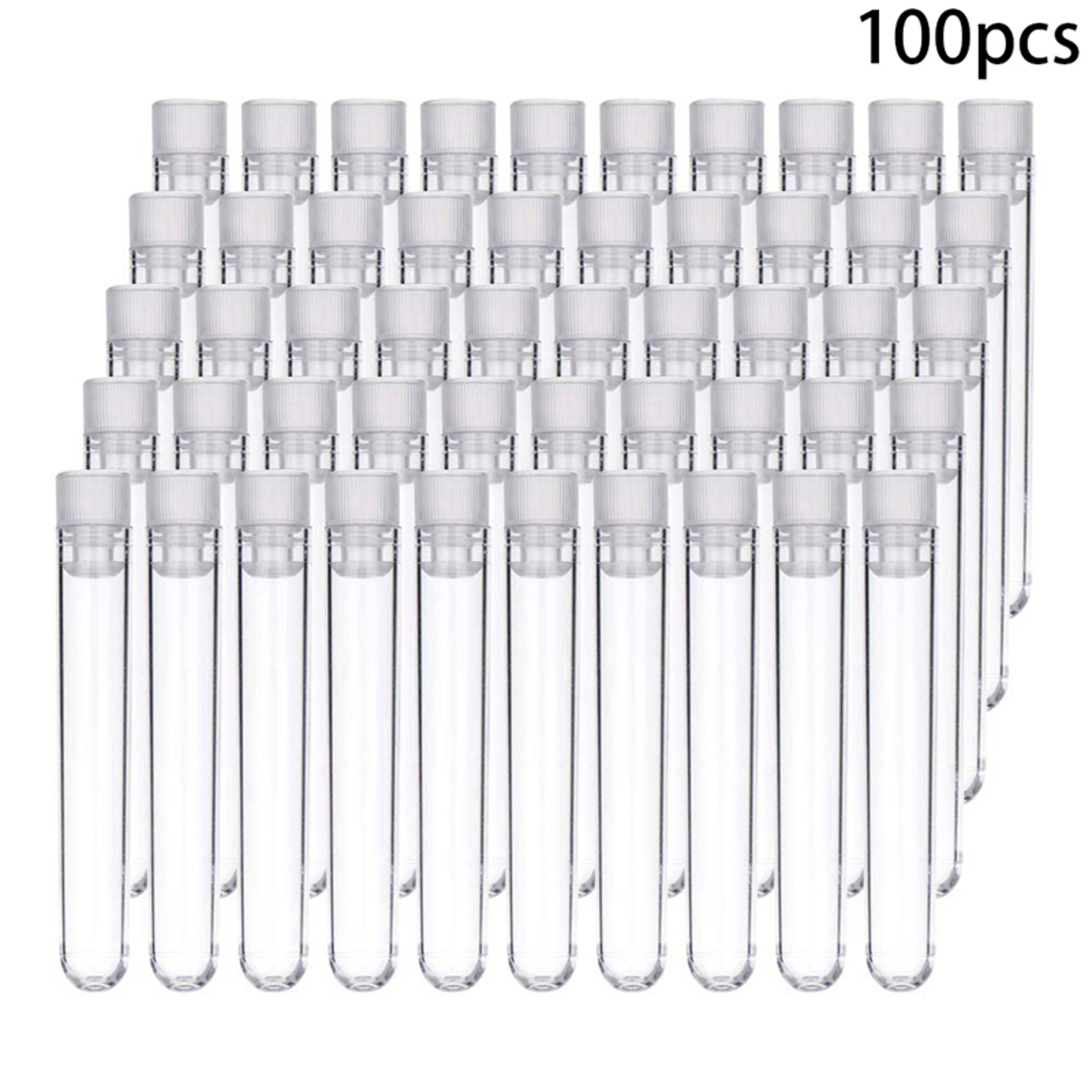 Plastic Test Tubes with Screw Caps Leakproof Sample Containers – view 2