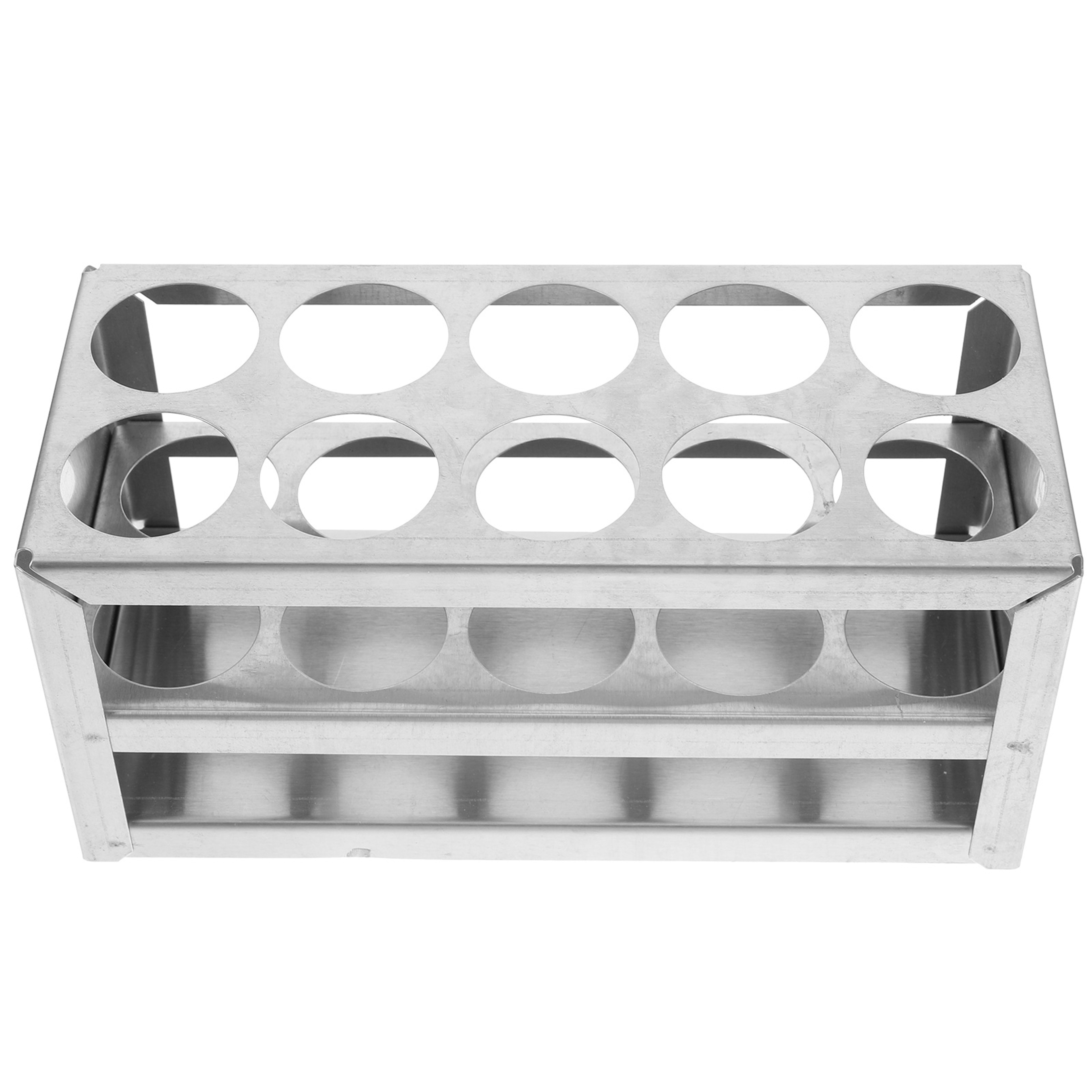 Stainless Steel Test Tube Rack Hole Lab Tube Holder for Organized Lab Storage – view 1