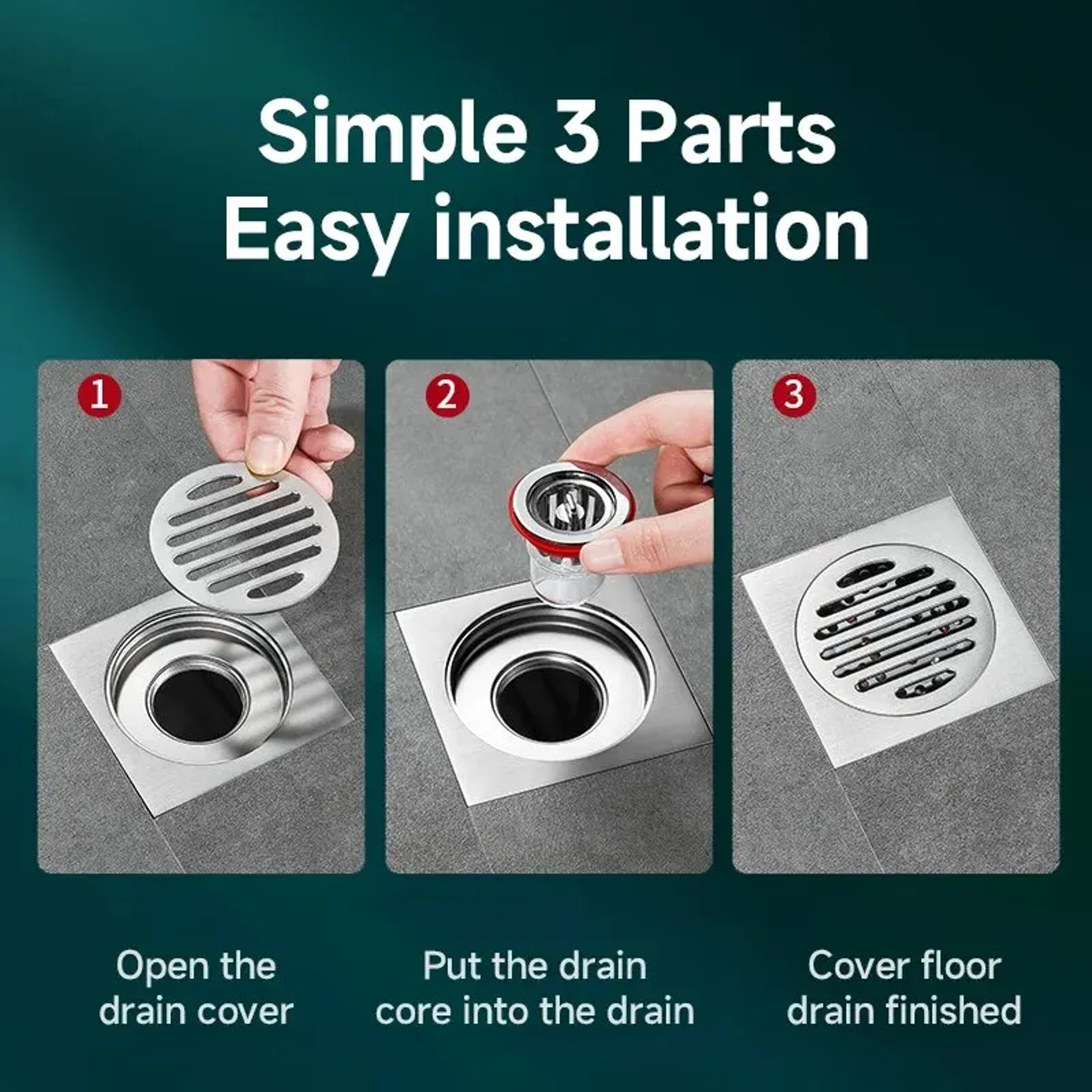 Odor Proof Floor Drain Valve Backflow Preventer Plug for Bathroom Kitchen Shower – view 6