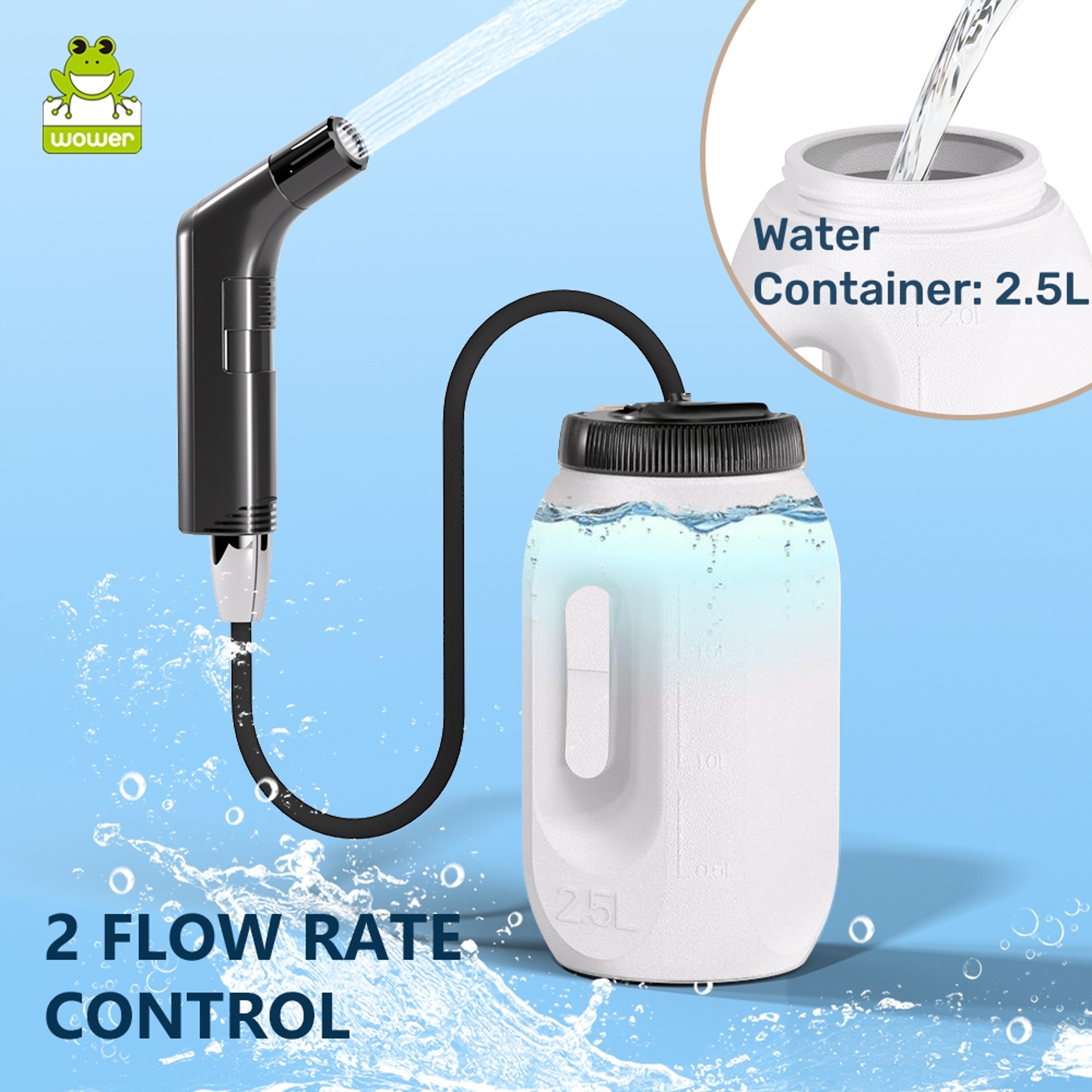 Portable Electric Bidet Rechargeable Travel Bidet for Hygiene Anywhere – view 3
