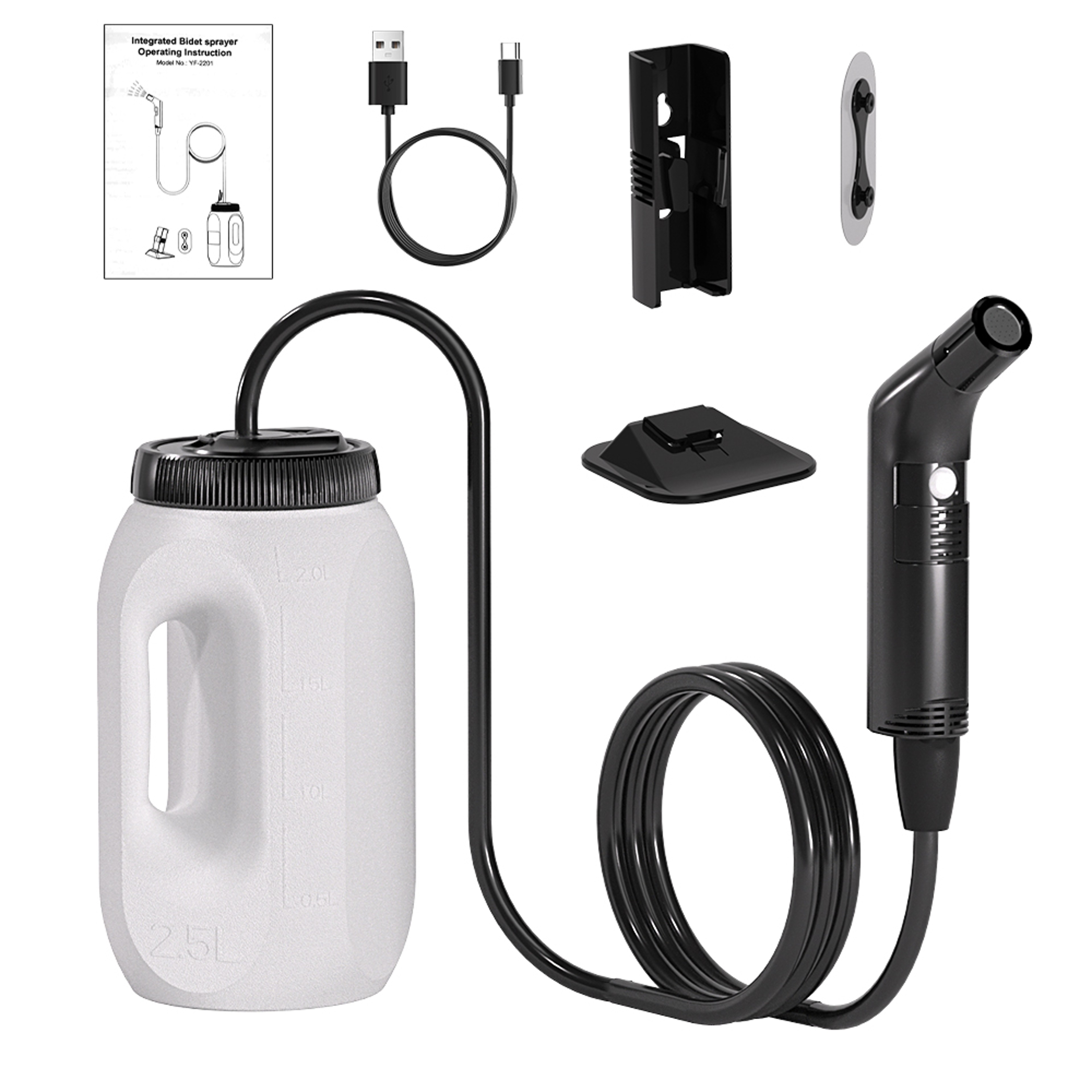 Portable Electric Bidet Rechargeable Travel Bidet for Hygiene Anywhere – view 7