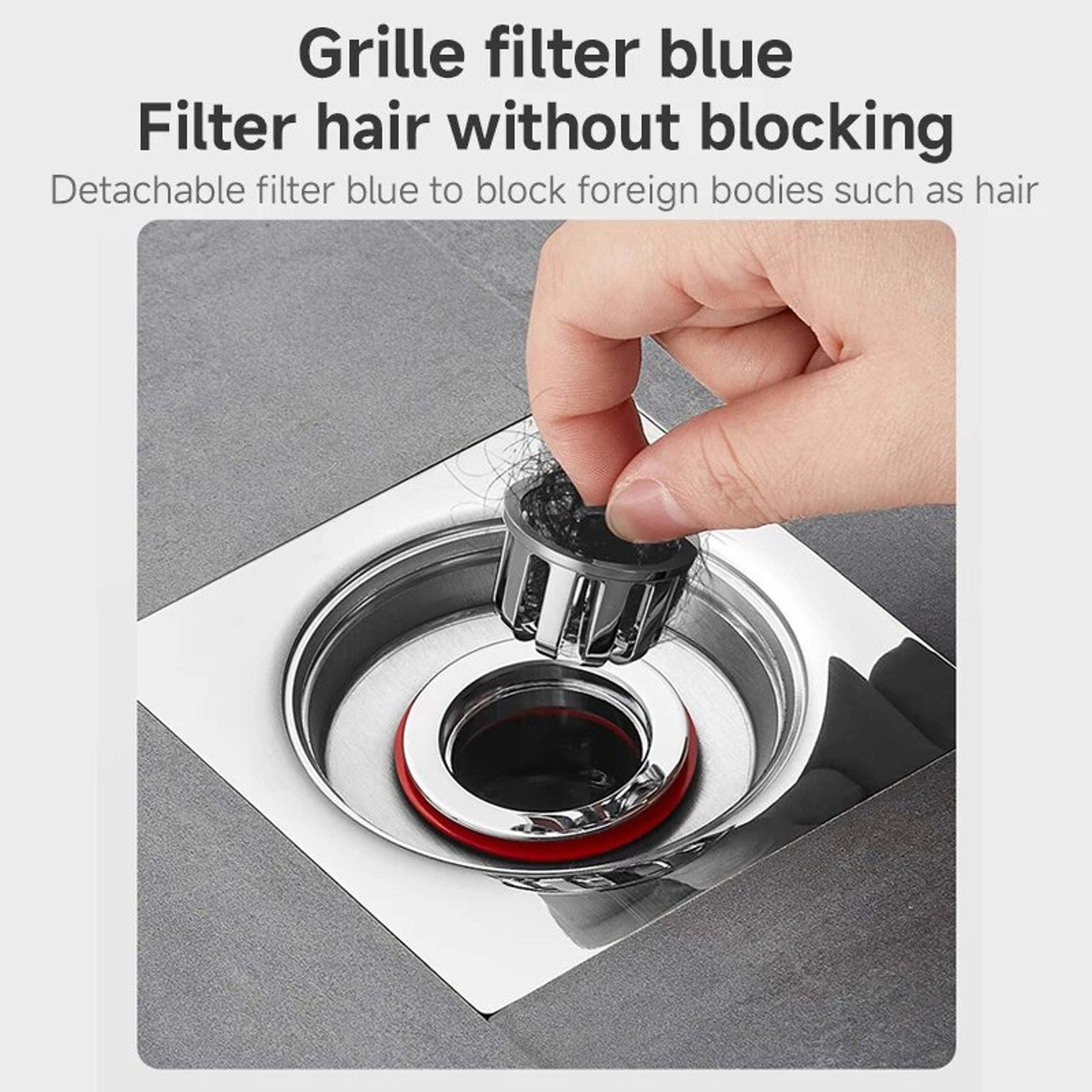 Odor Proof Floor Drain Valve Backflow Preventer Plug for Bathroom Kitchen Sewer Protection – view 3
