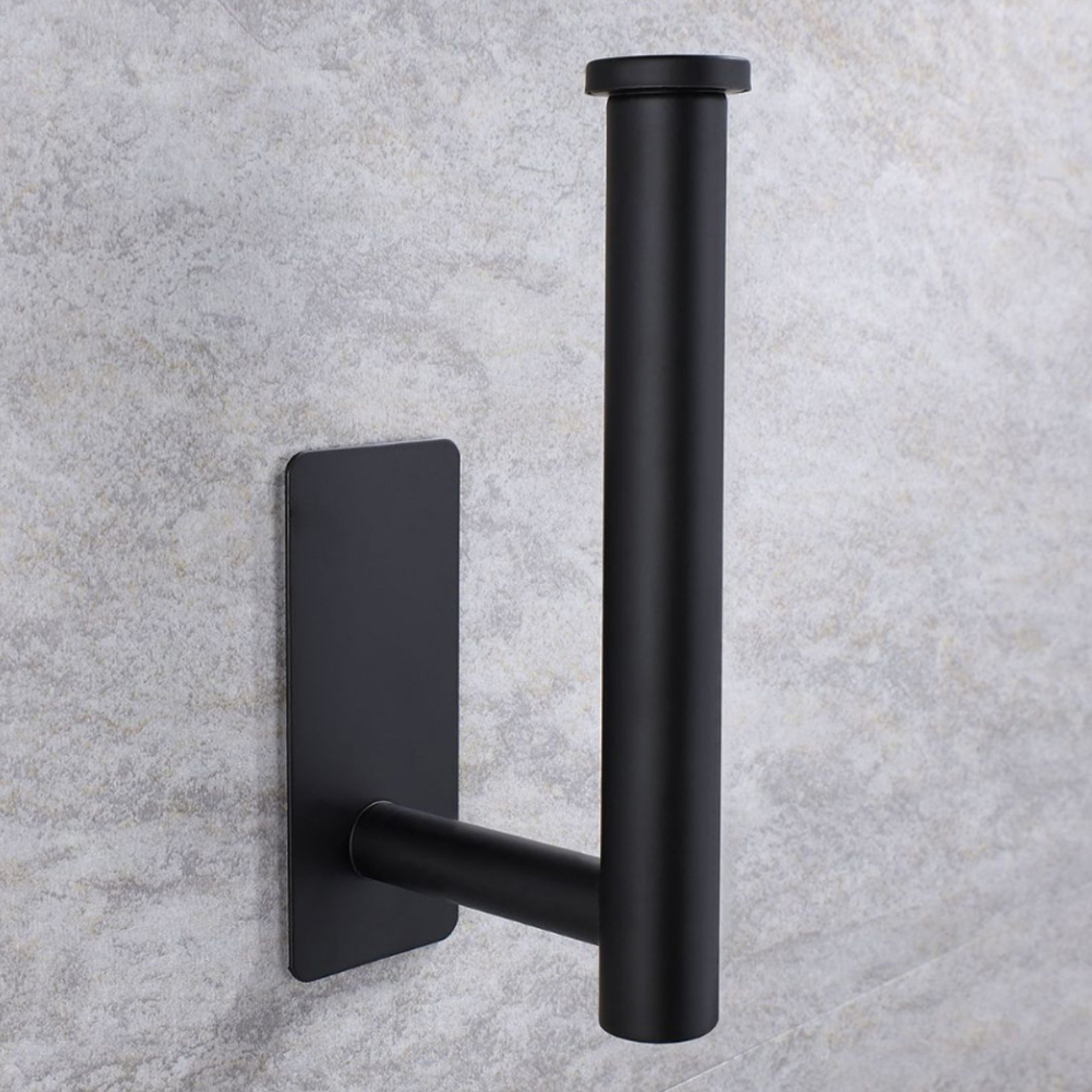 Stainless Steel Adhesive Paper Towel Holder Wall Mount Shelf for Kitchen Bathroom – view 8