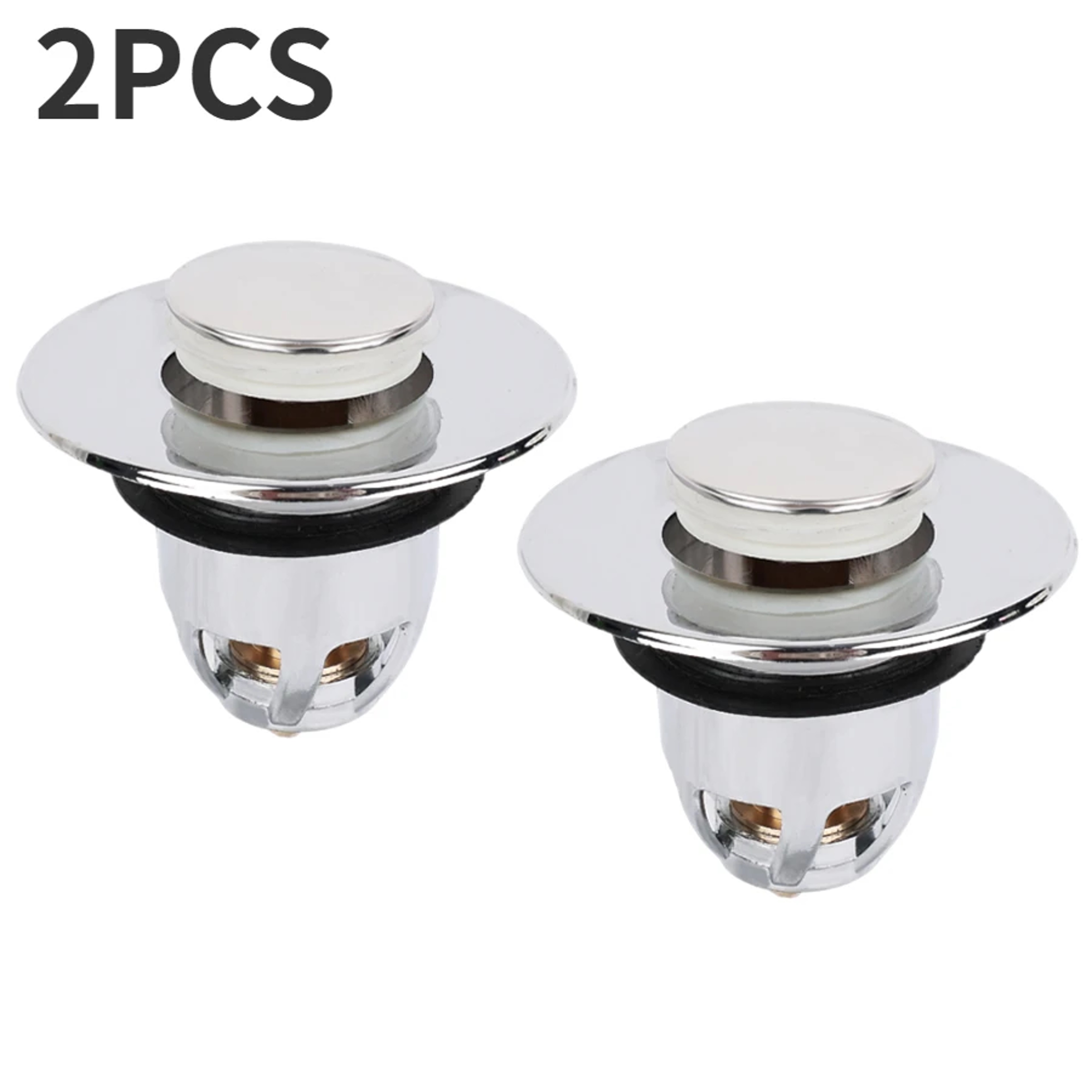 Universal Push Pop Sink Stopper With Sink Drain Filter Anti Clog Bounce Core 7