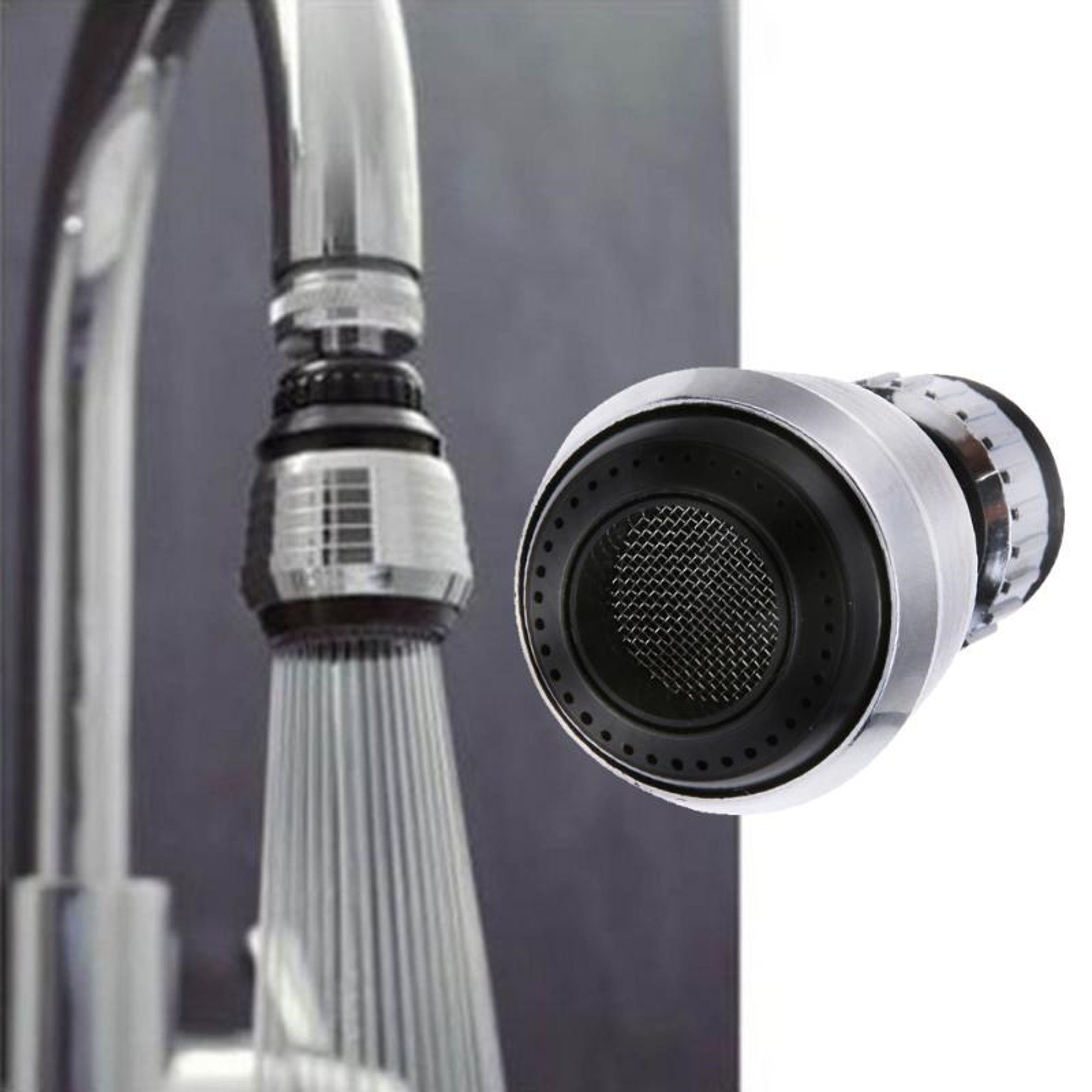 Rotating Water Saving Faucet Attachment With Filter Nozzle For Kitchen  Bathroom Use 1